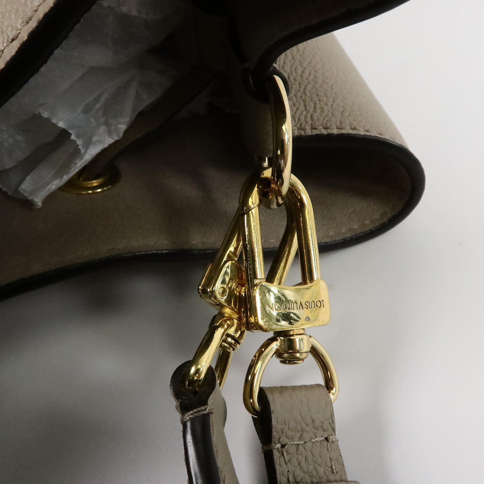 LOUIS VUITTON Monogram Empreinte Neo Noe MM手挽肩背兩用袋
