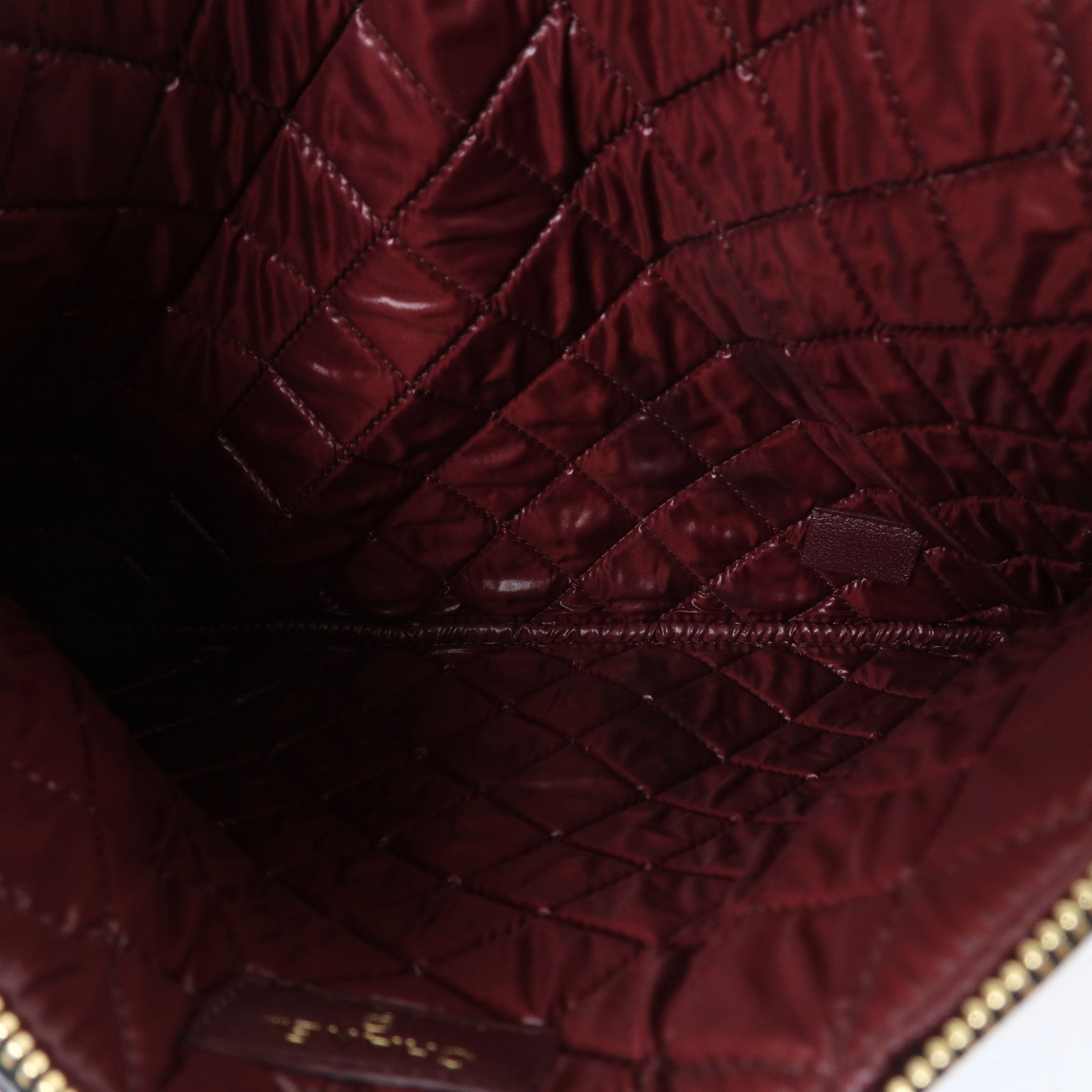 CHANEL 菱格牛皮皮革Clutch金扣手拿包黑色