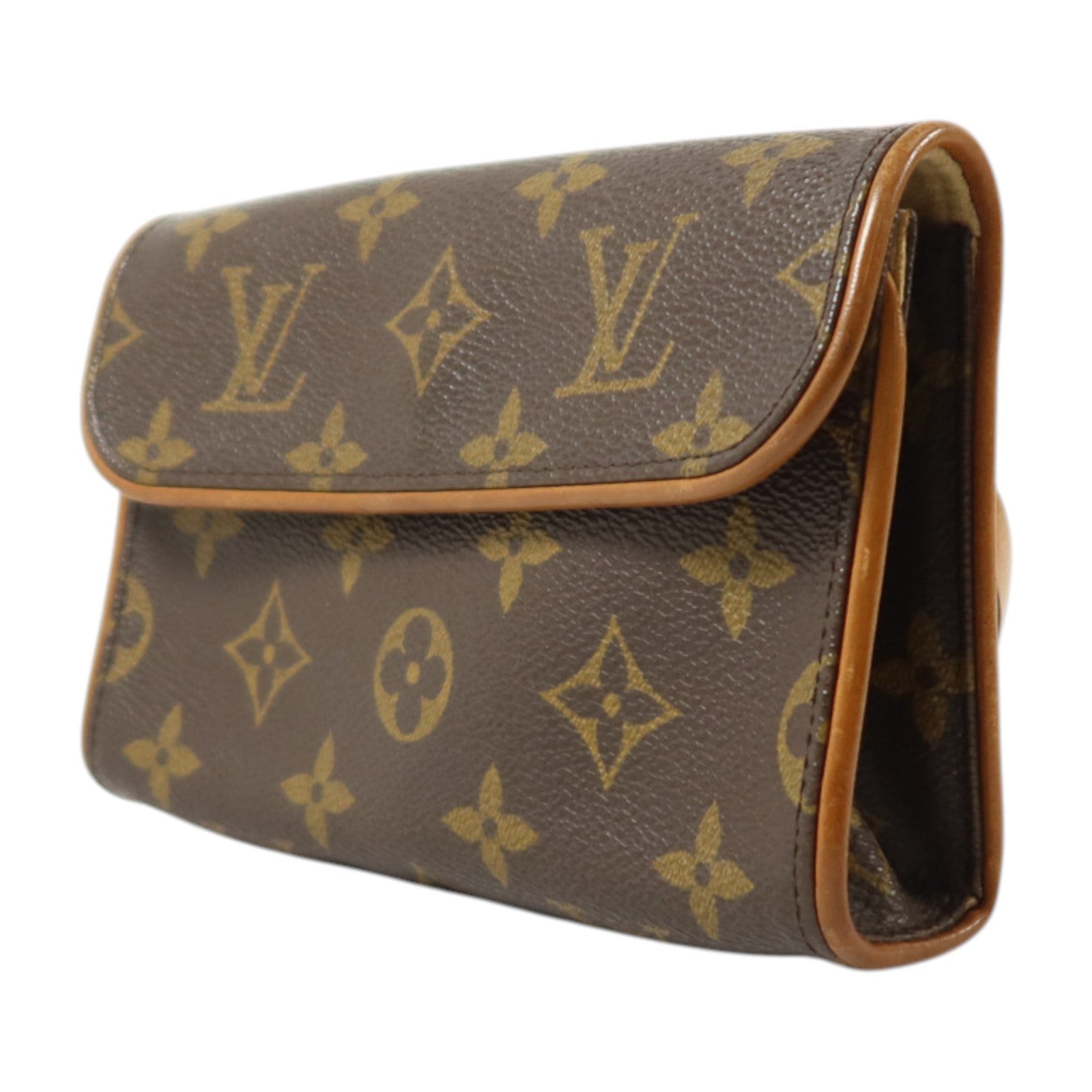 LOUIS VUITTON Monogram Pochette Florentine金扣腰包