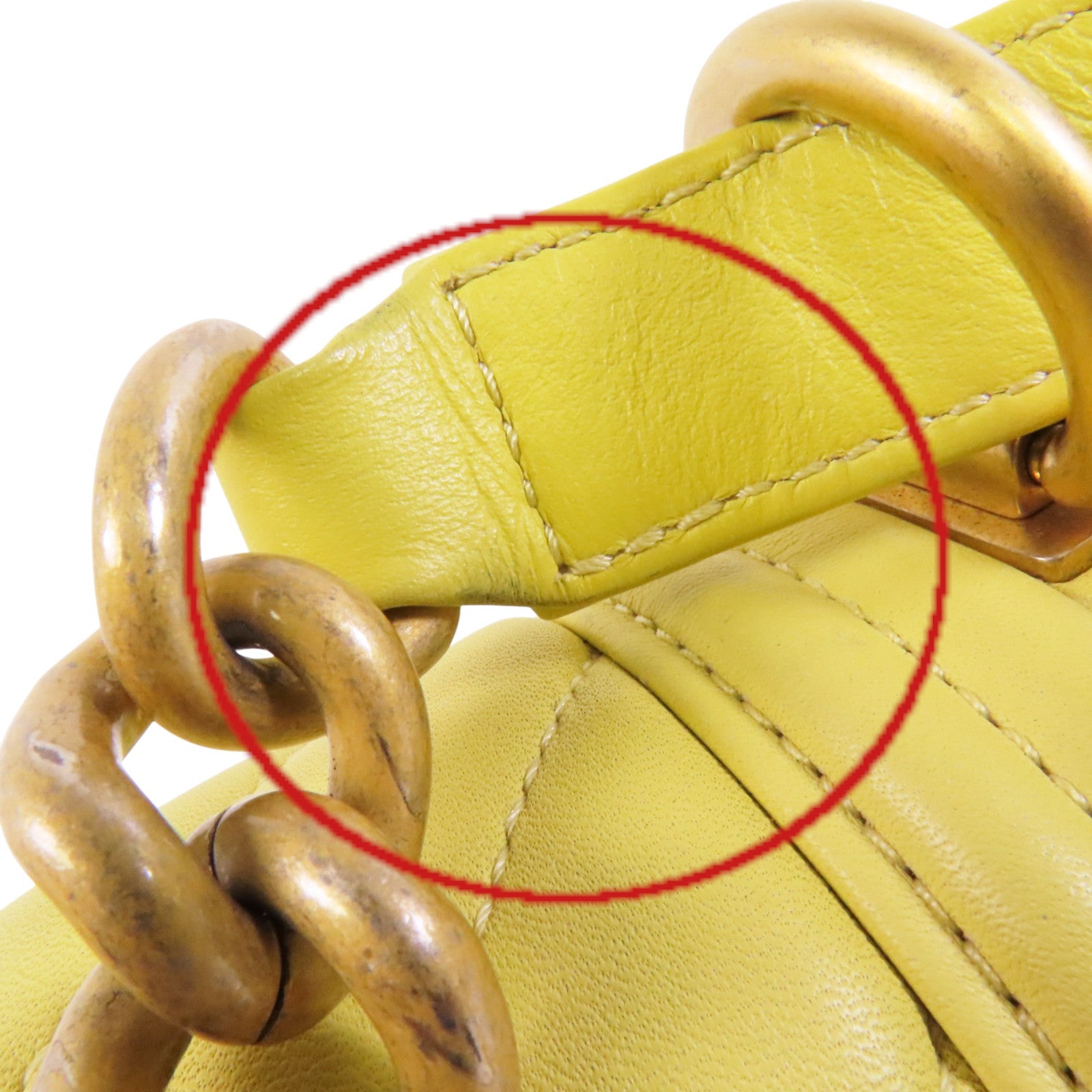 CHANEL 羊皮皮革Boy Chanel 20金扣鏈帶肩背袋