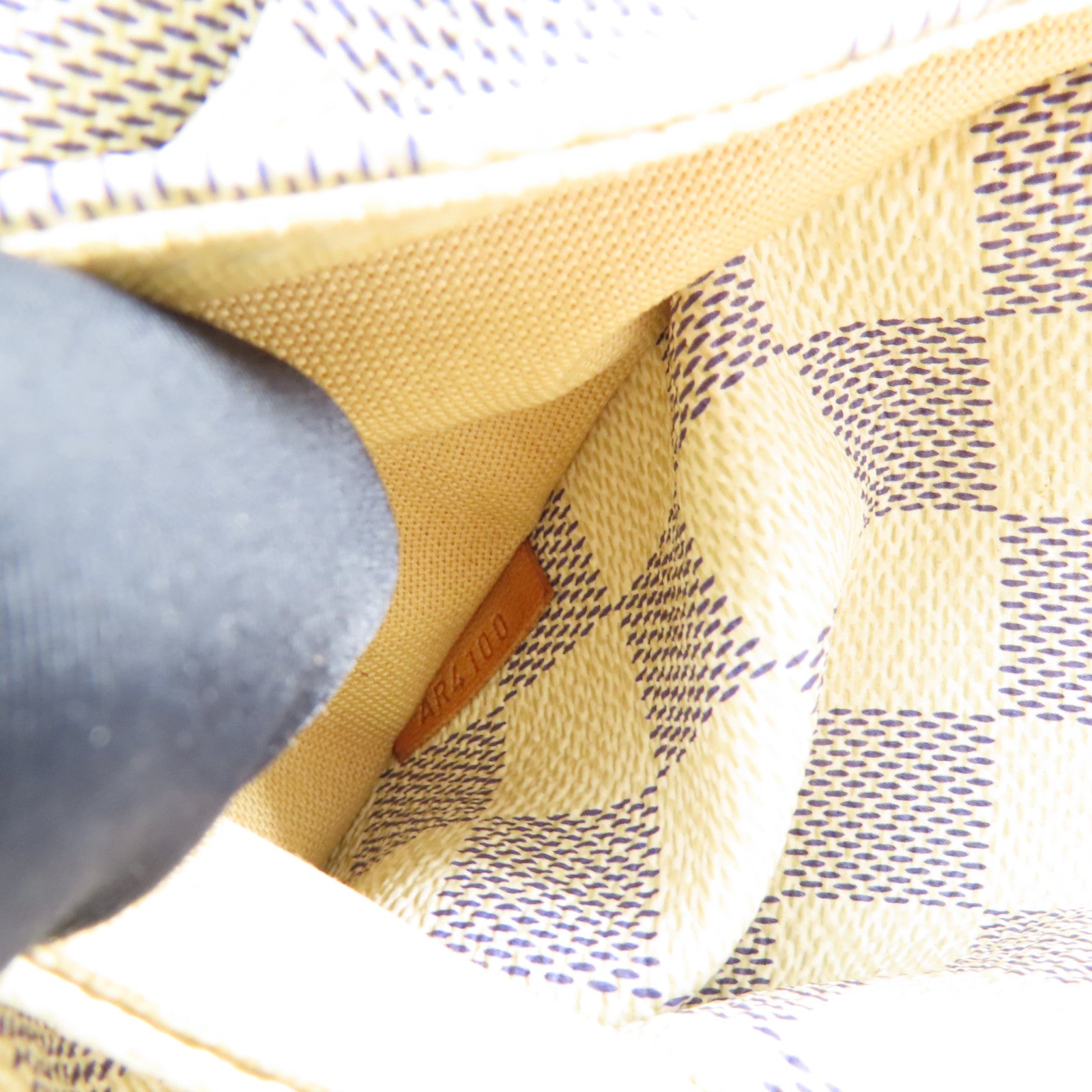 LOUIS VUITTON Damier Azur Totally MM金扣肩背袋