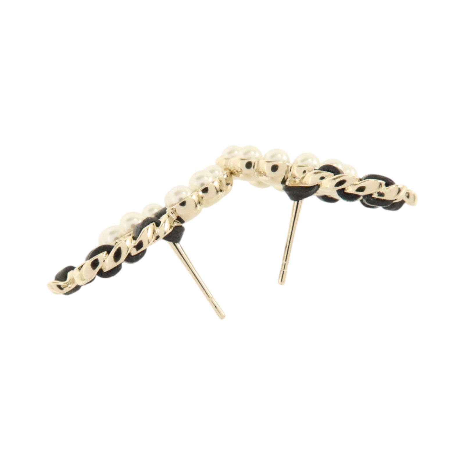 CHANEL 金屬/皮革/PVC Earrings耳環