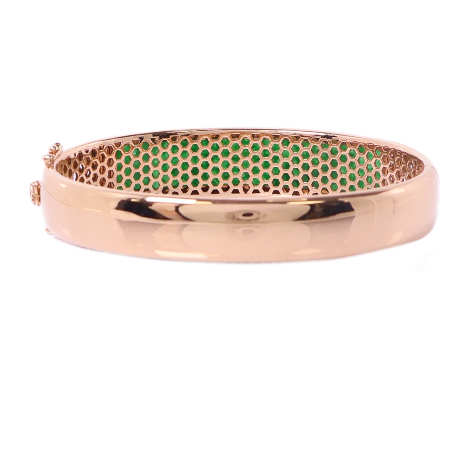 JEWELRY 18K玫瑰金Jade/Diamond Bracelet/Bangle翡翠/鑽石手鐲