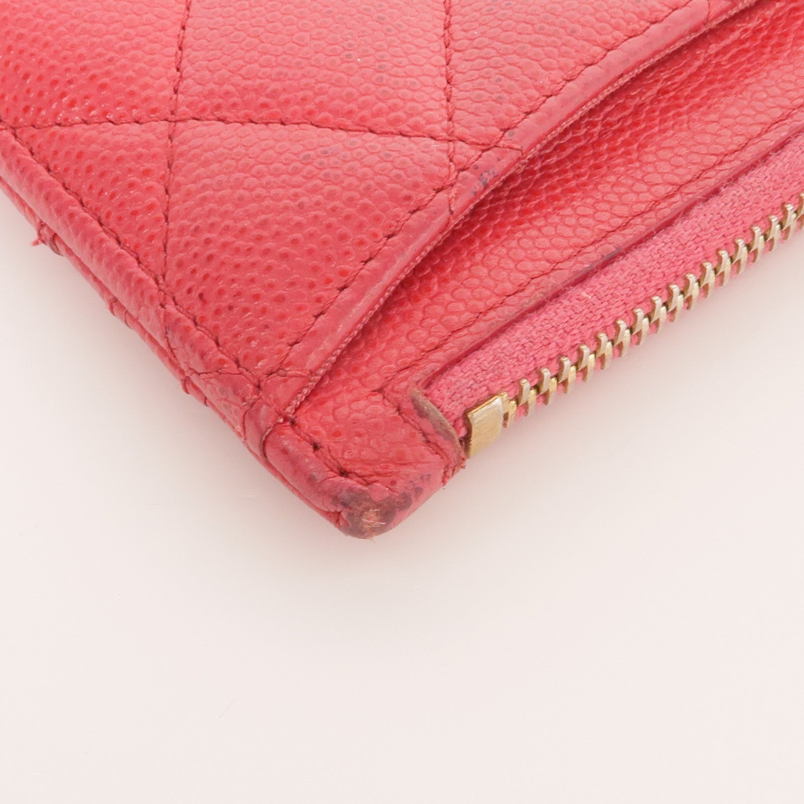 CHANEL 牛皮皮革Card Case金扣卡片套