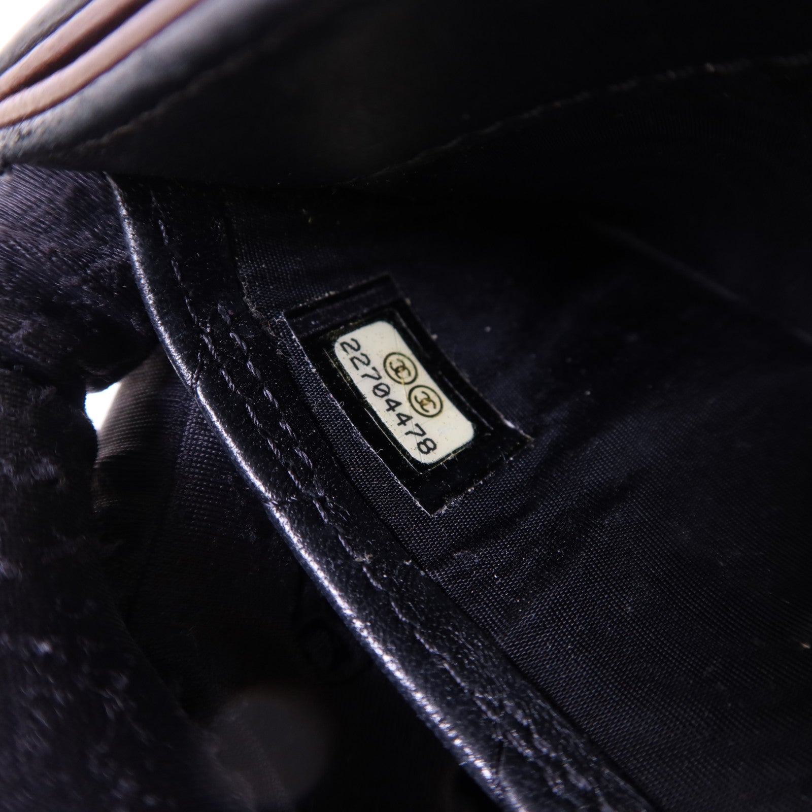 CHANEL 羊皮皮革Card Case銀扣卡片套