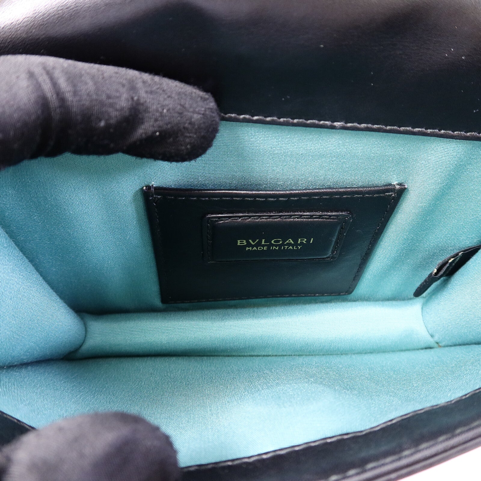 BVLGARI 牛皮皮革Serpenti Forever Small鏈帶肩背袋