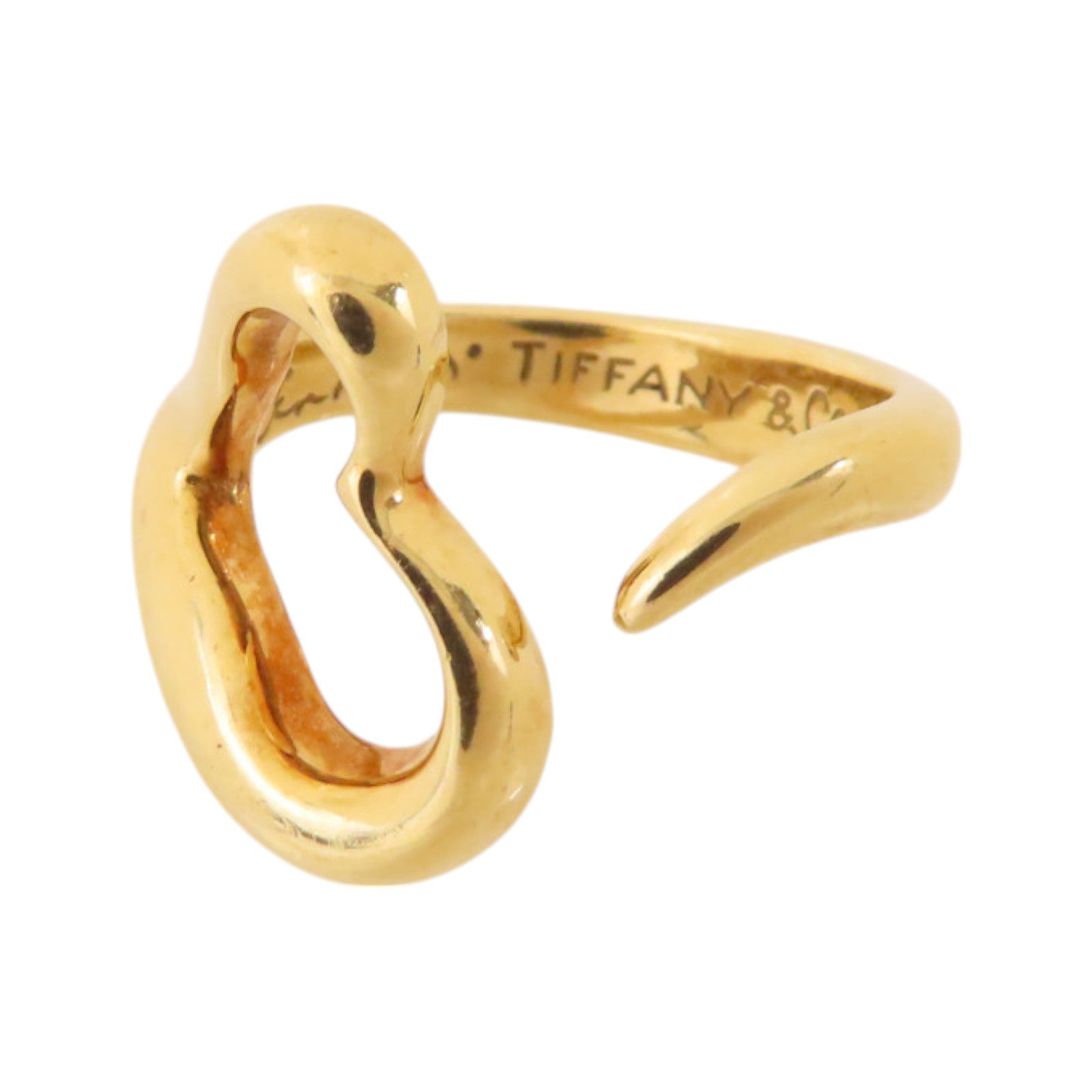 TIFFANY¡®CO Heart Ring US#5 18K Yellow Gold