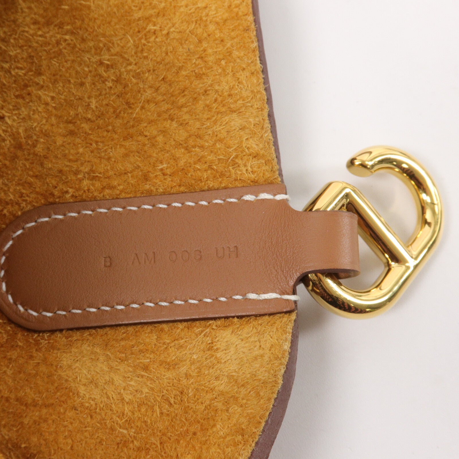 HERMES Clemence皮革In The Loop 23手挽袋Gold