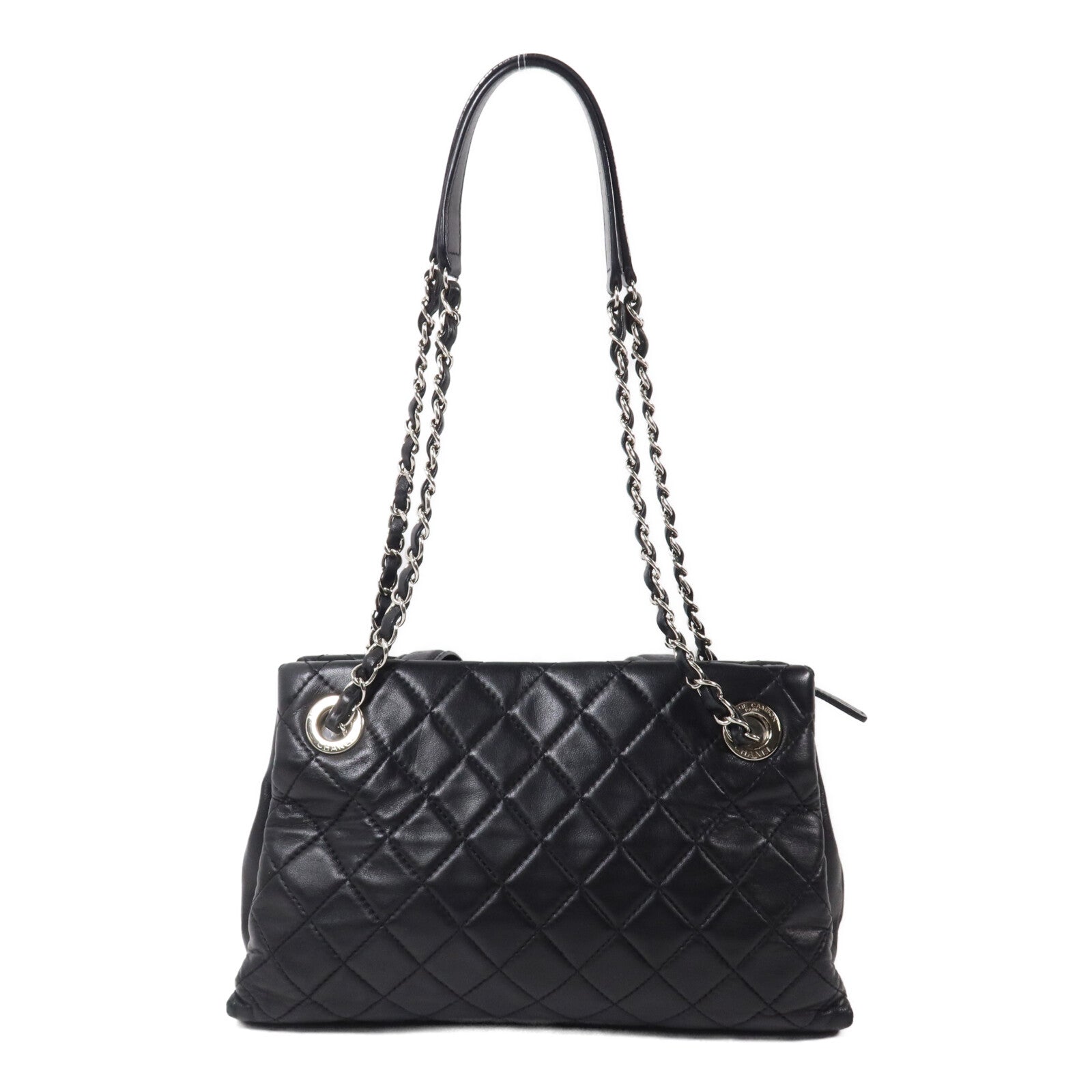 CHANEL 羊皮皮革Shoulder Bag鏈帶肩背袋