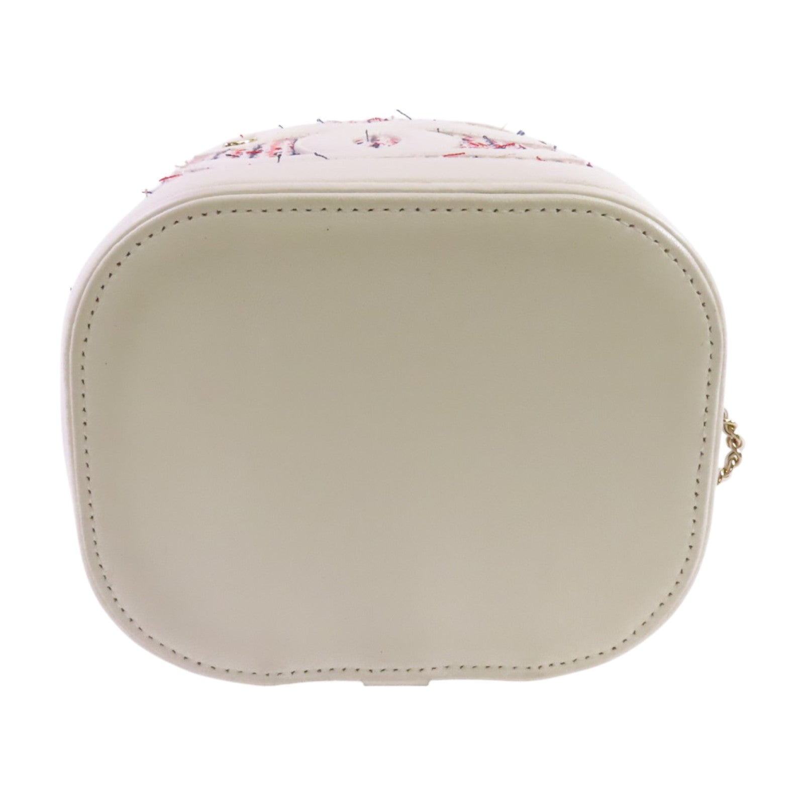 CHANEL 斜紋軟呢Chain Shoulder Bag金扣手挽肩背兩用袋