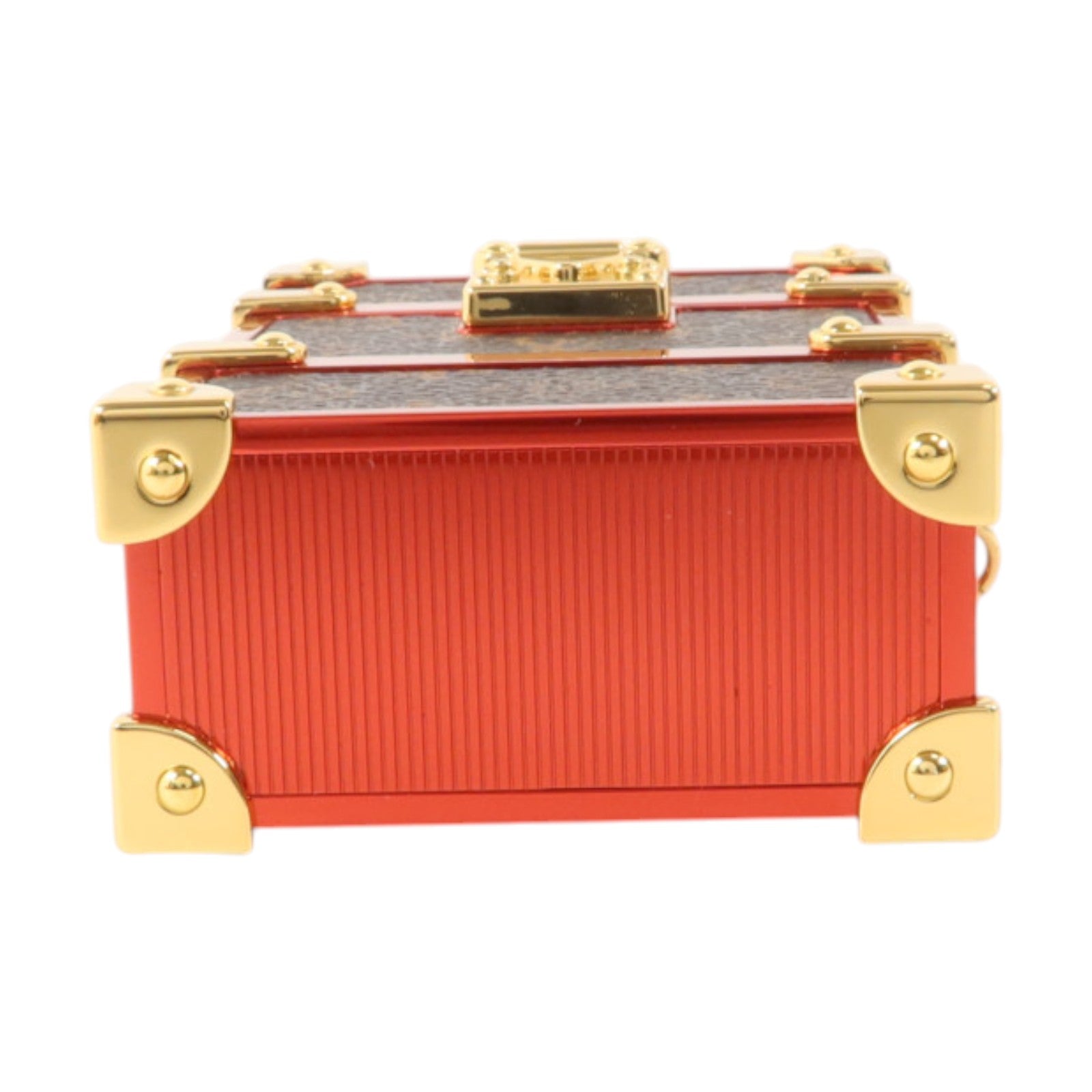LOUIS VUITTON 金屬/Monogram Trunk Box Pouch肩背袋