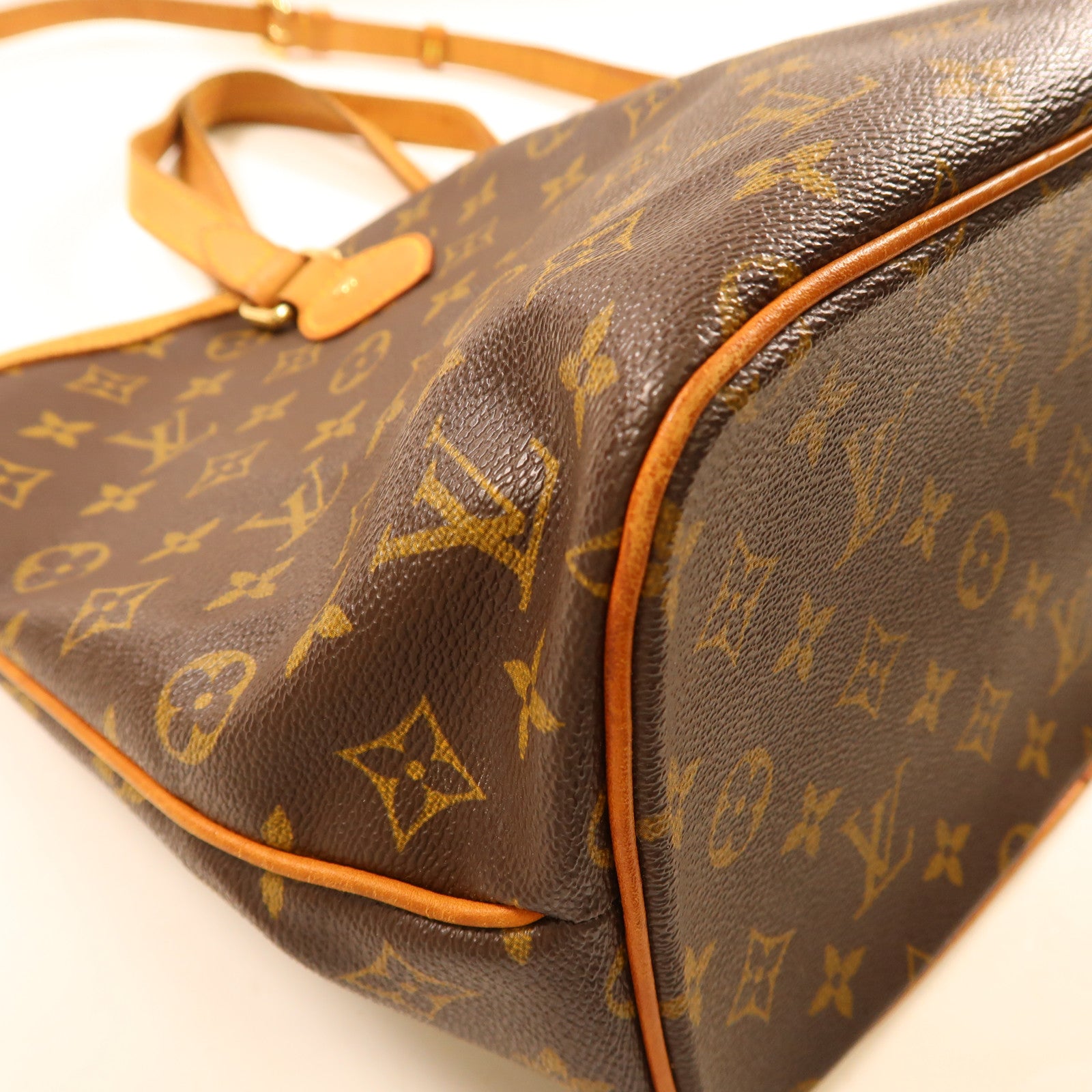 LOUIS VUITTON 【激減優惠】Monogram Palermo PM金扣手挽肩背兩用袋棕色