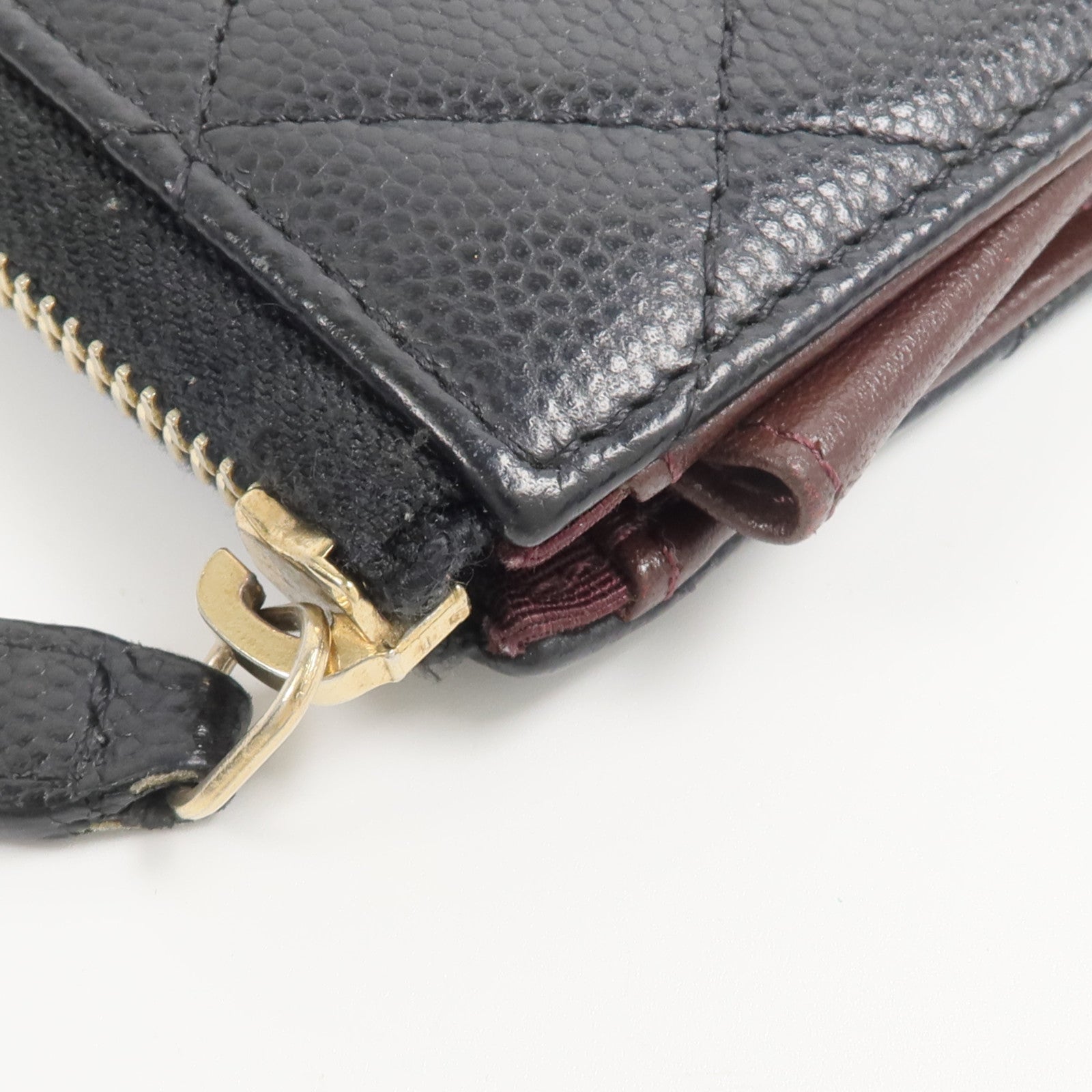 CHANEL 牛皮皮革Coin&Key Holder鎖匙包
