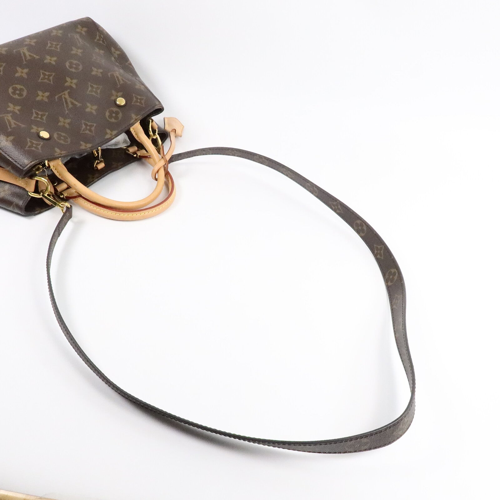 LOUIS VUITTON Monogram Montaigne BB手挽肩背兩用袋