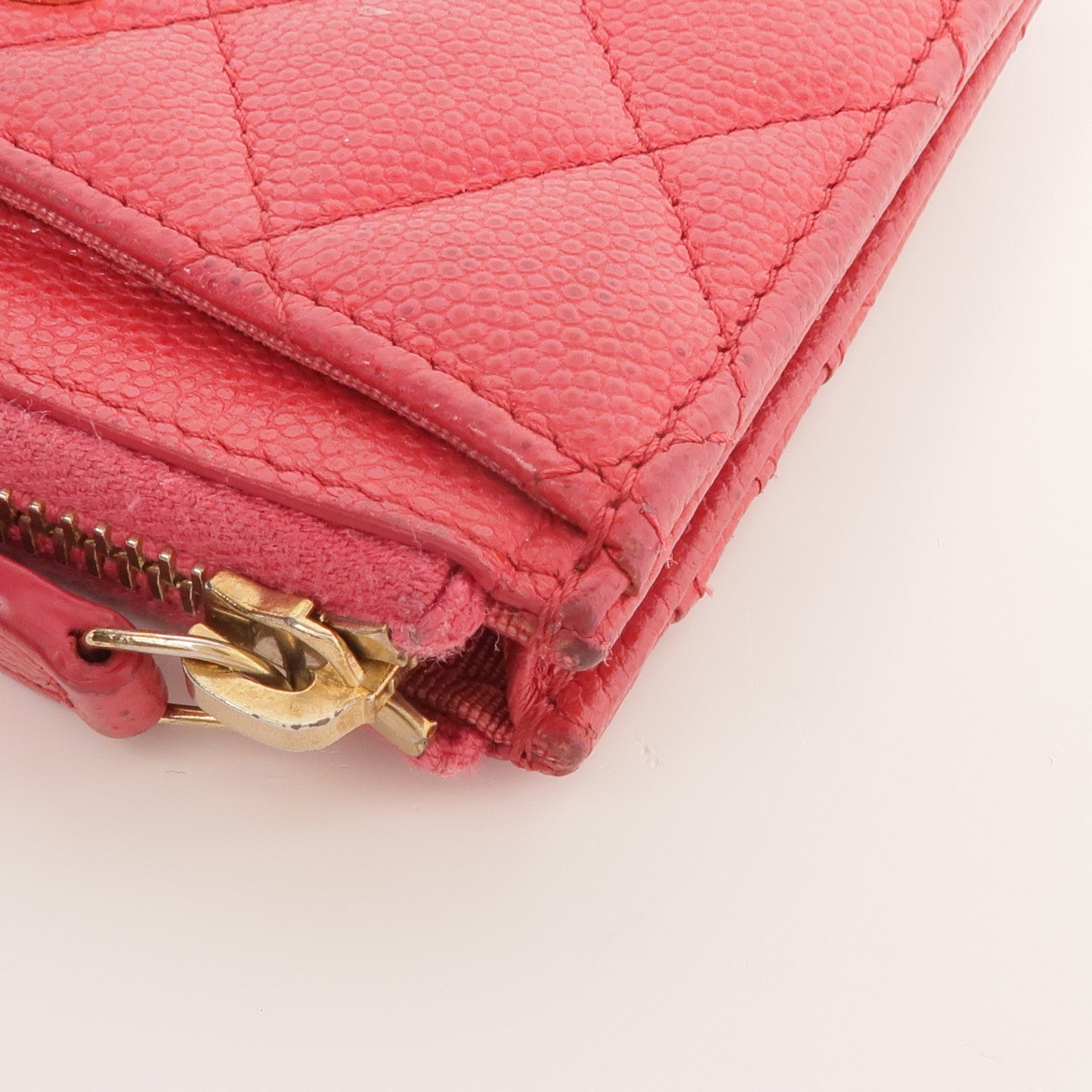 CHANEL 牛皮皮革Card Case金扣卡片套