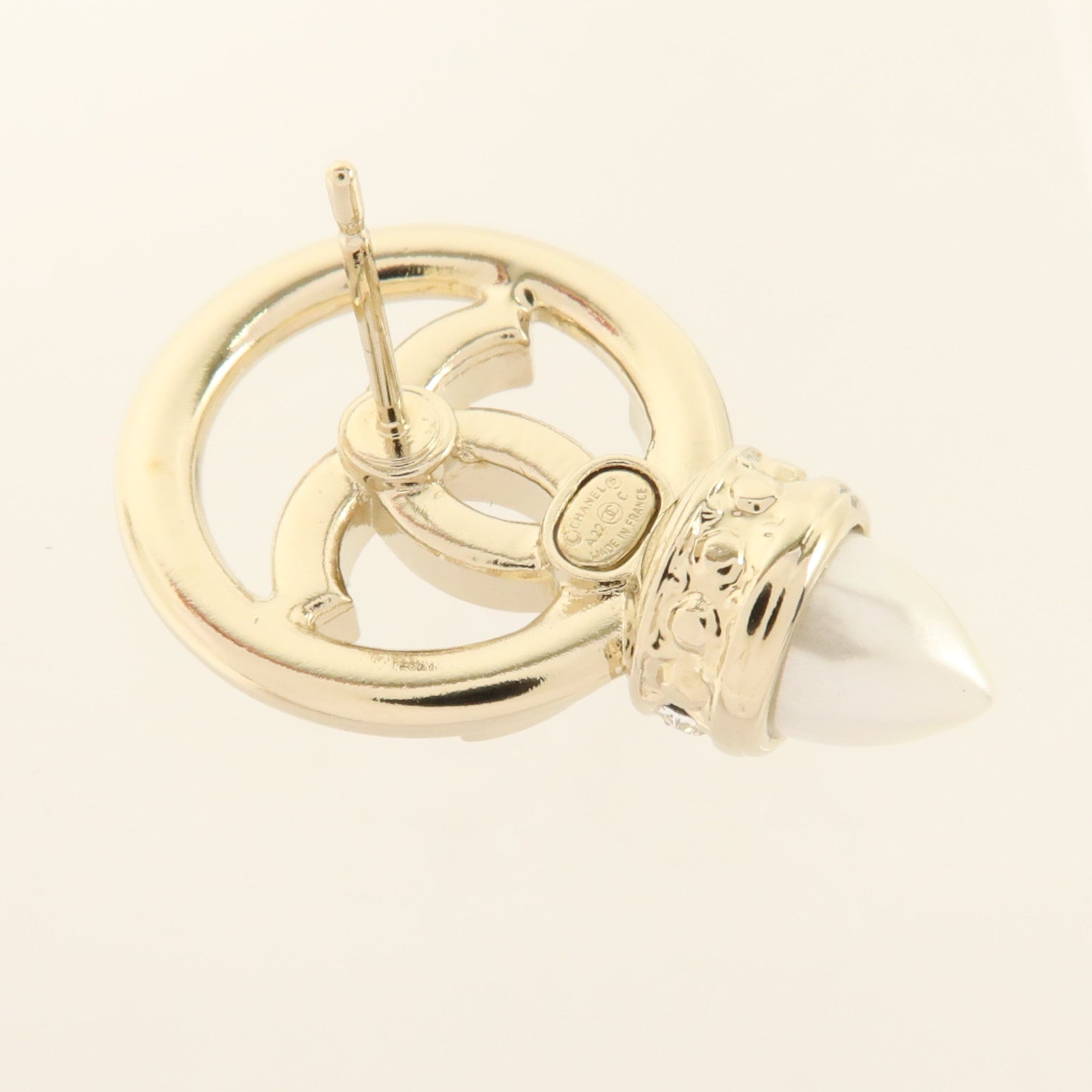 CHANEL 金屬/PVC Earrings耳環