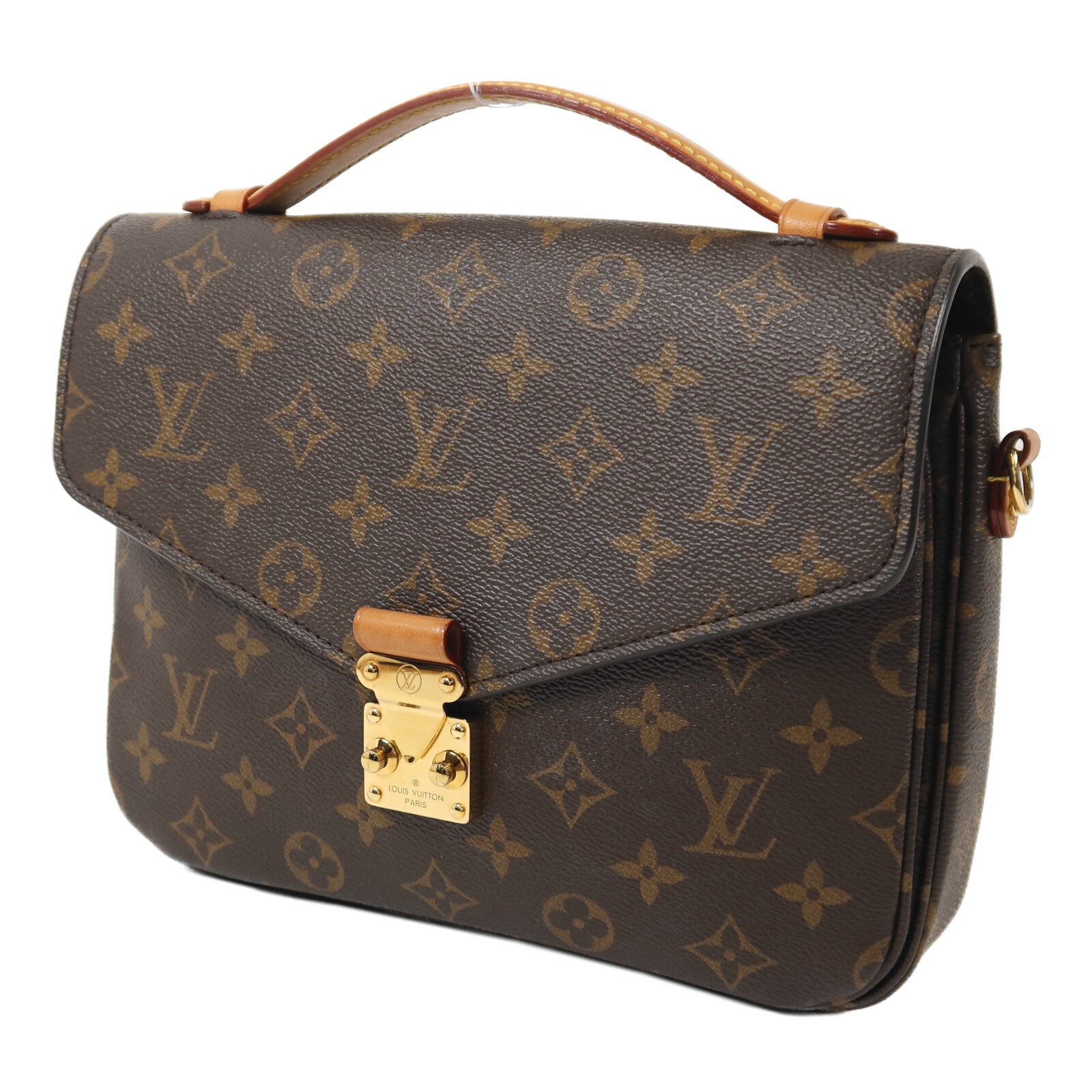 LOUIS VUITTON Monogram Pochette Metis MM金扣手挽肩背兩用袋