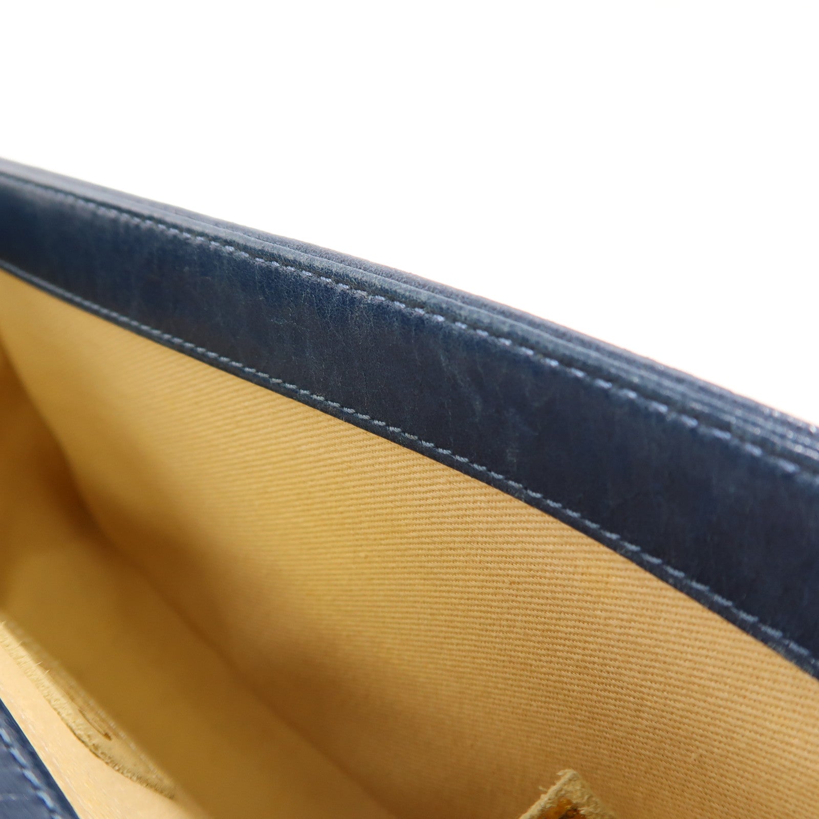 CHANEL CC GHW Boy 25 Chain Shoulder Bag Lambskin Leather Blue