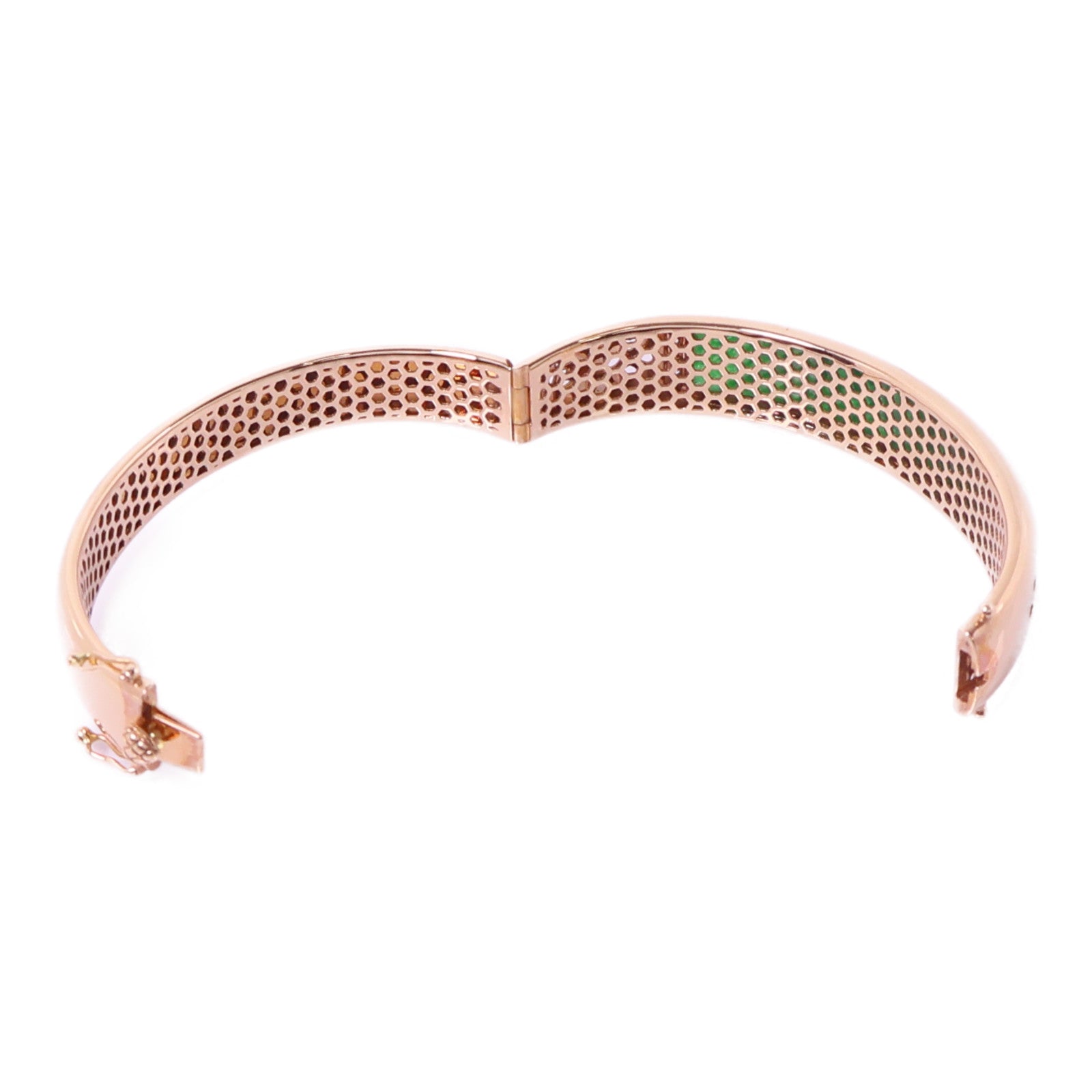 JEWELRY 18K玫瑰金Jade/Diamond Bracelet/Bangle翡翠/鑽石手鐲