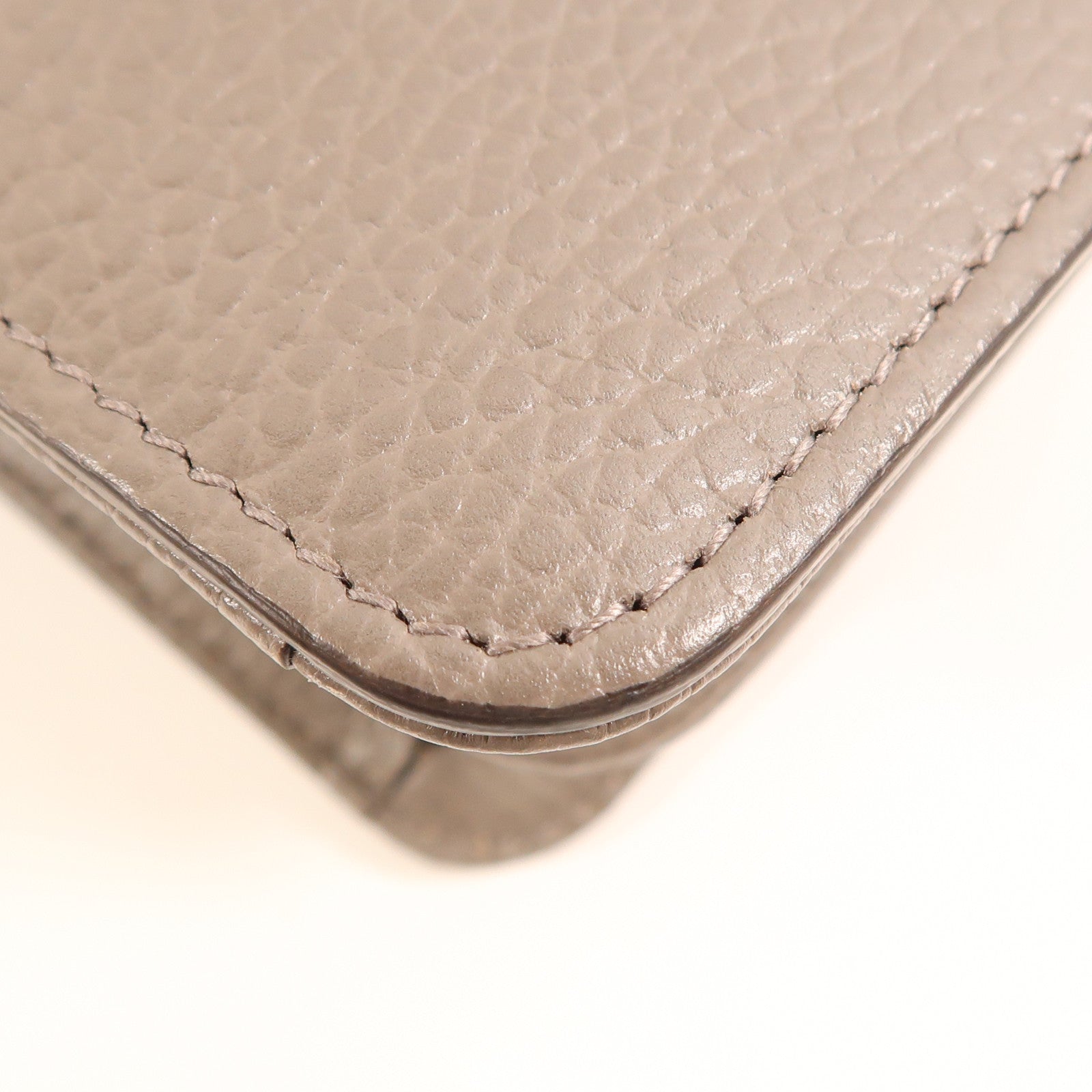 GUCCI  GG GHW Interlock Shoulder Bag 510304 Calfskin Leather Grey