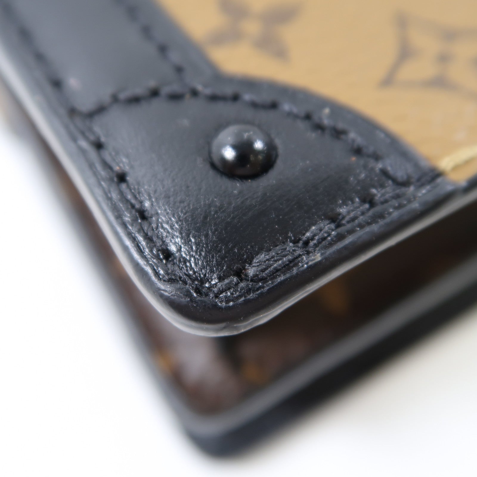 LOUIS VUITTON (PRICE DOWN) LV GHW Trunk Clutch Shoulder Bag M43596 Monogram Brown