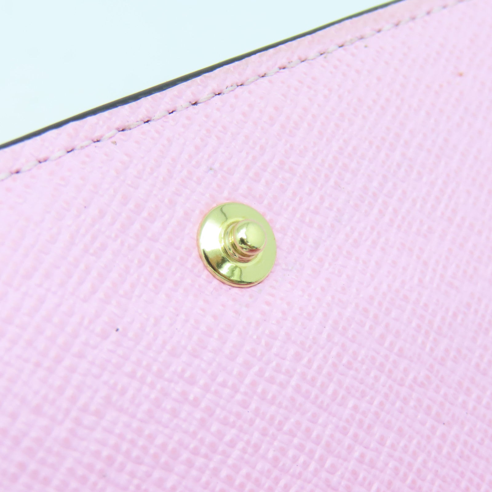 LOUIS VUITTON 【激減優惠】Monogram Wallet金扣錢包啡色/粉紅色