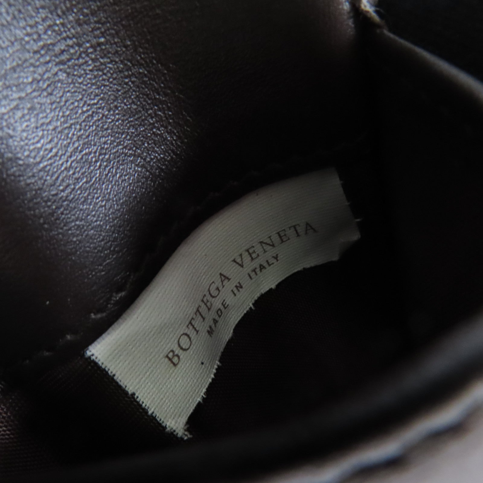 BOTTEGA VENETA 織紋皮革Short Wallet短錢包啡色
