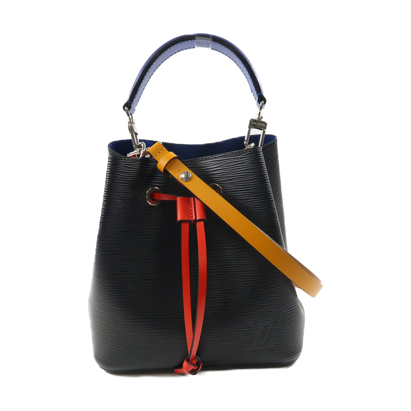 LOUIS VUITTON Epi Neo Noe BB銀扣手挽肩背兩用袋黑色
