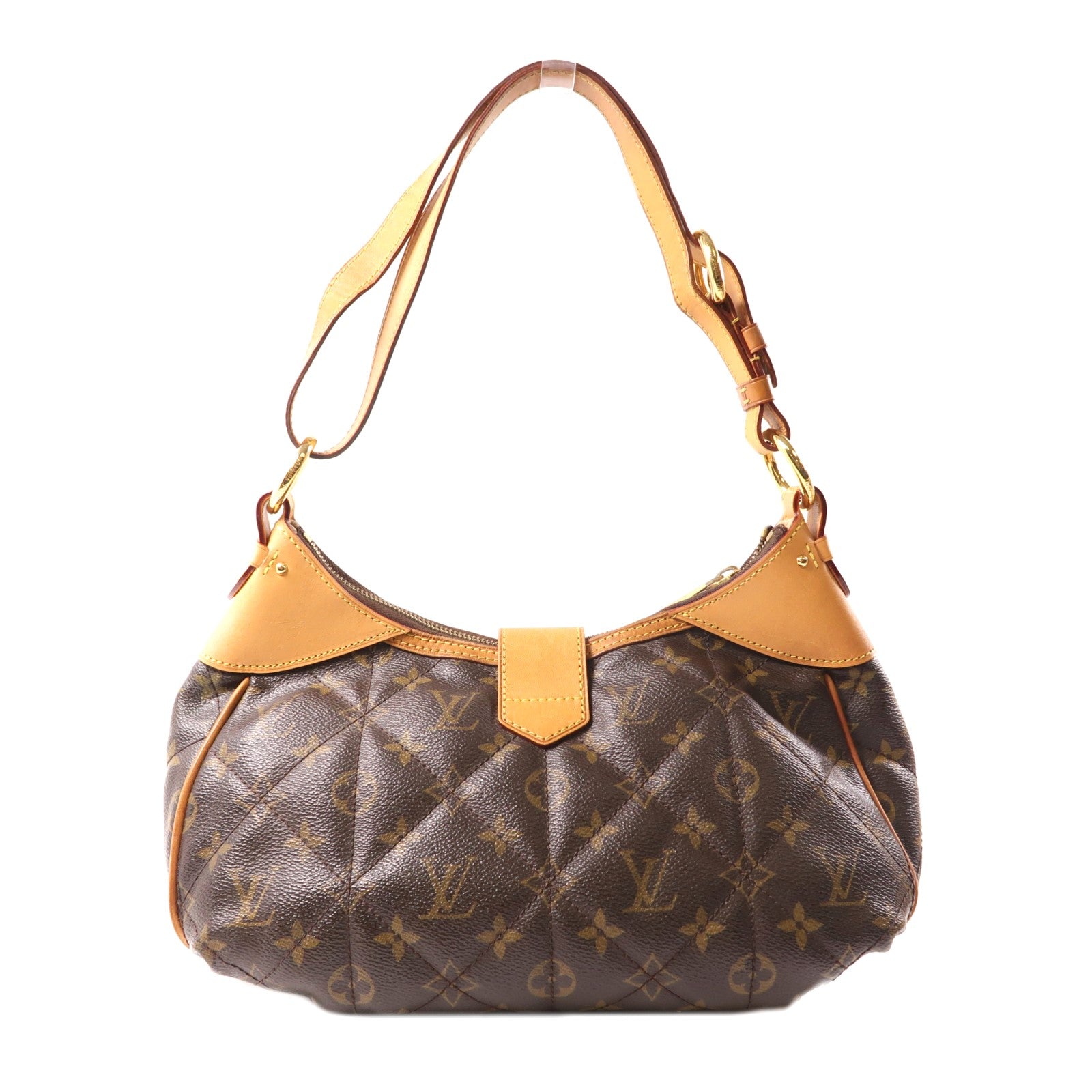 LOUIS VUITTON Monogram Etoile City金扣肩背袋棕色