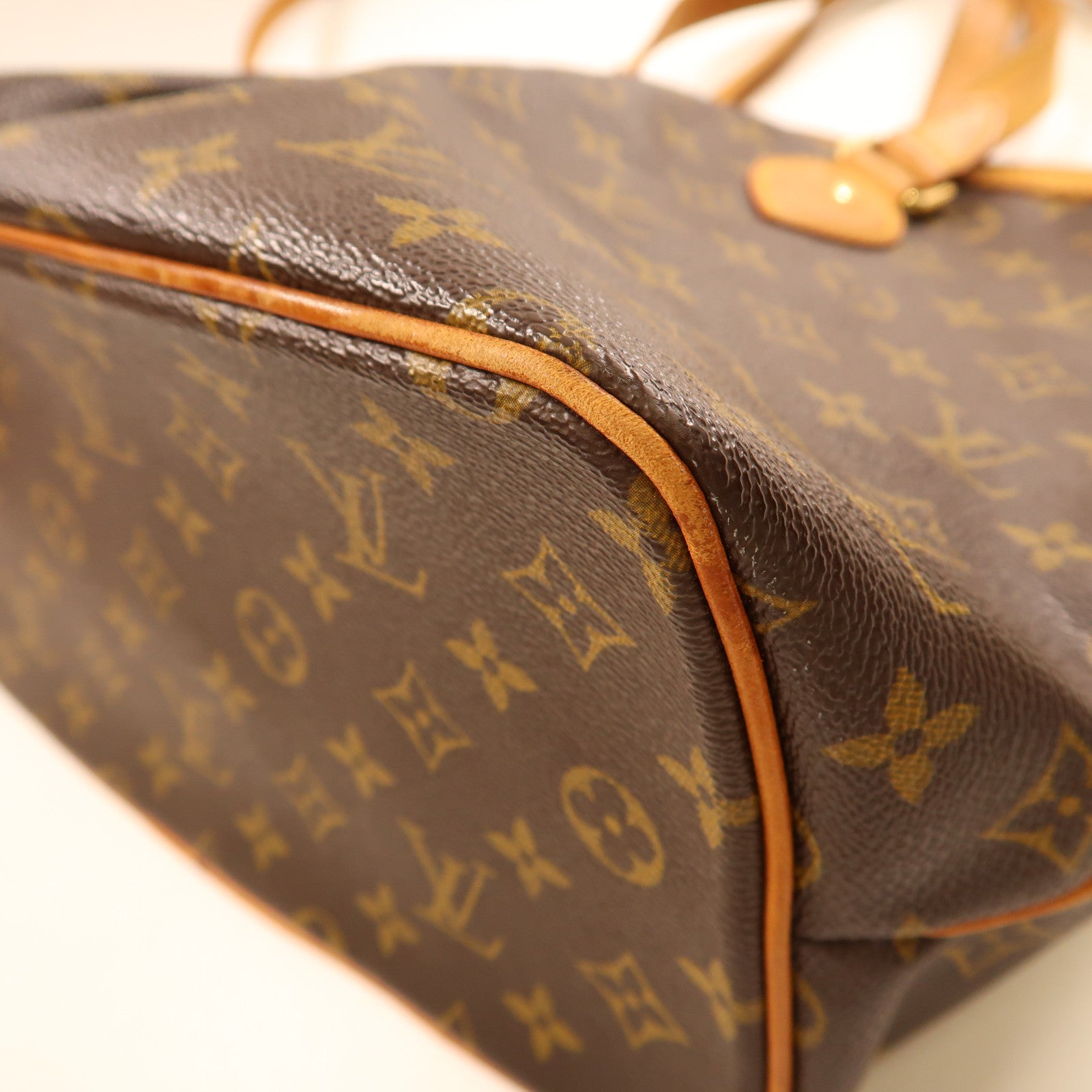 LOUIS VUITTON 【激減優惠】Monogram Palermo PM金扣手挽肩背兩用袋棕色