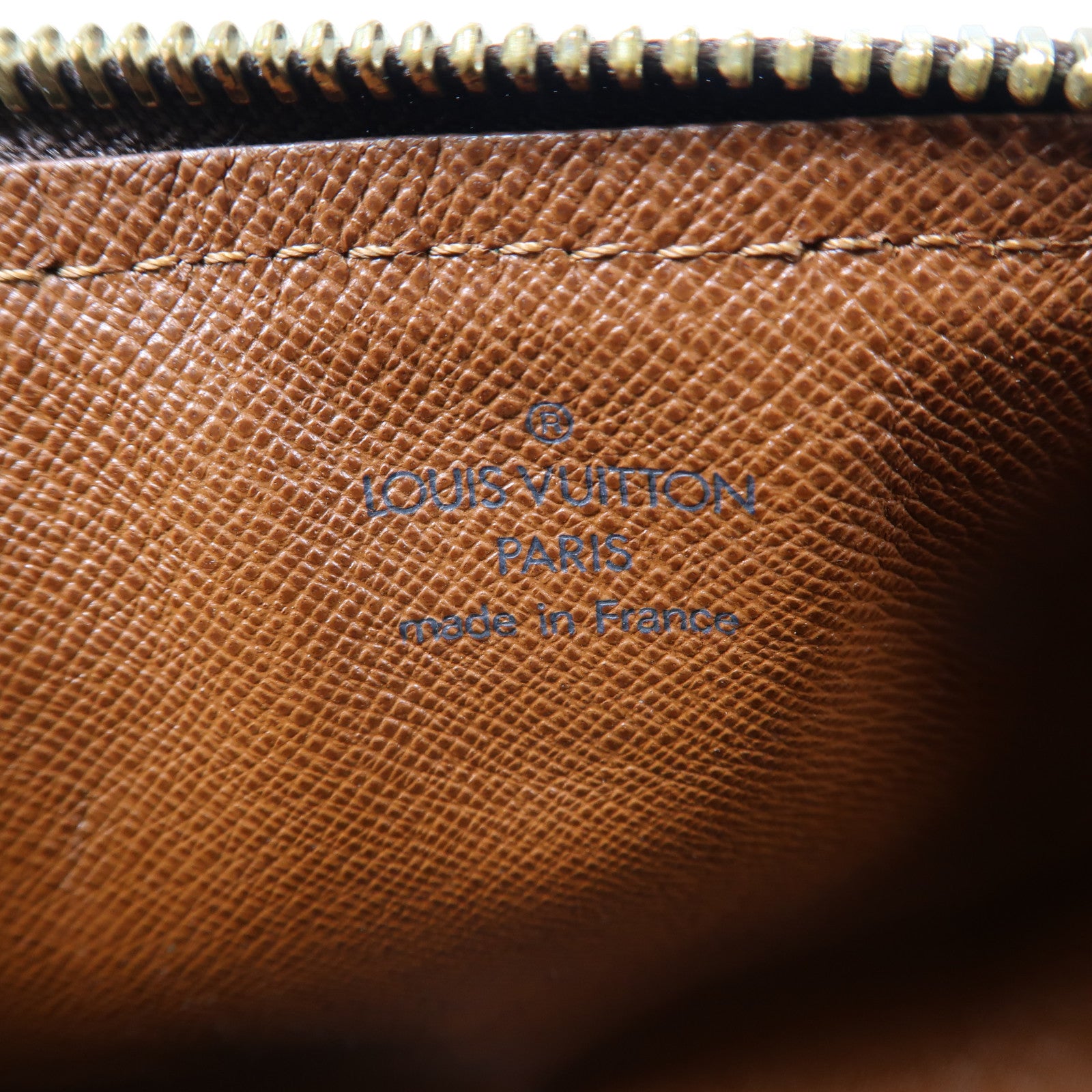LOUIS VUITTON Monogram Papillon PM金扣手挽袋啡色