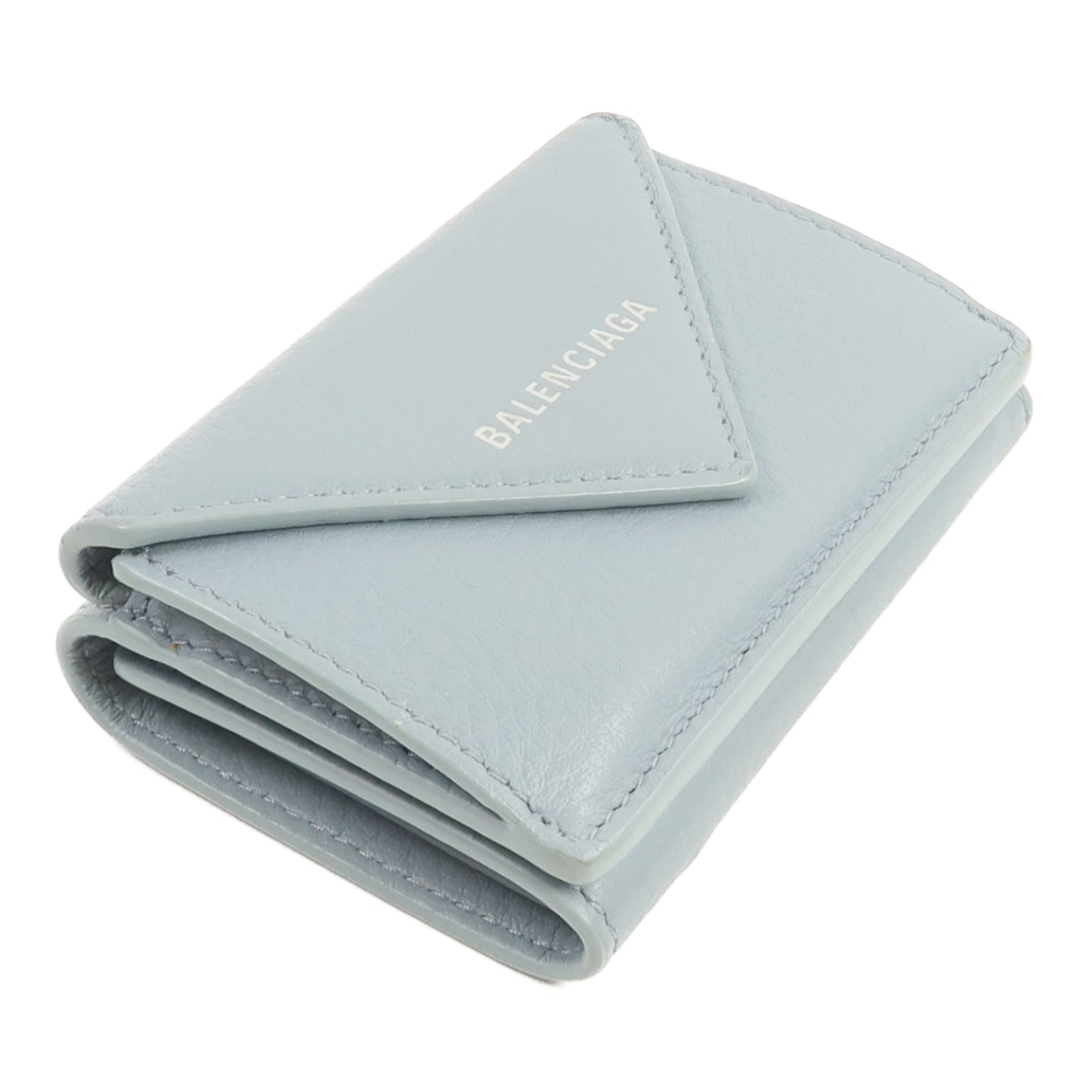 BALENCIAGA 牛皮皮革Tri-fold Compact Wallet錢包