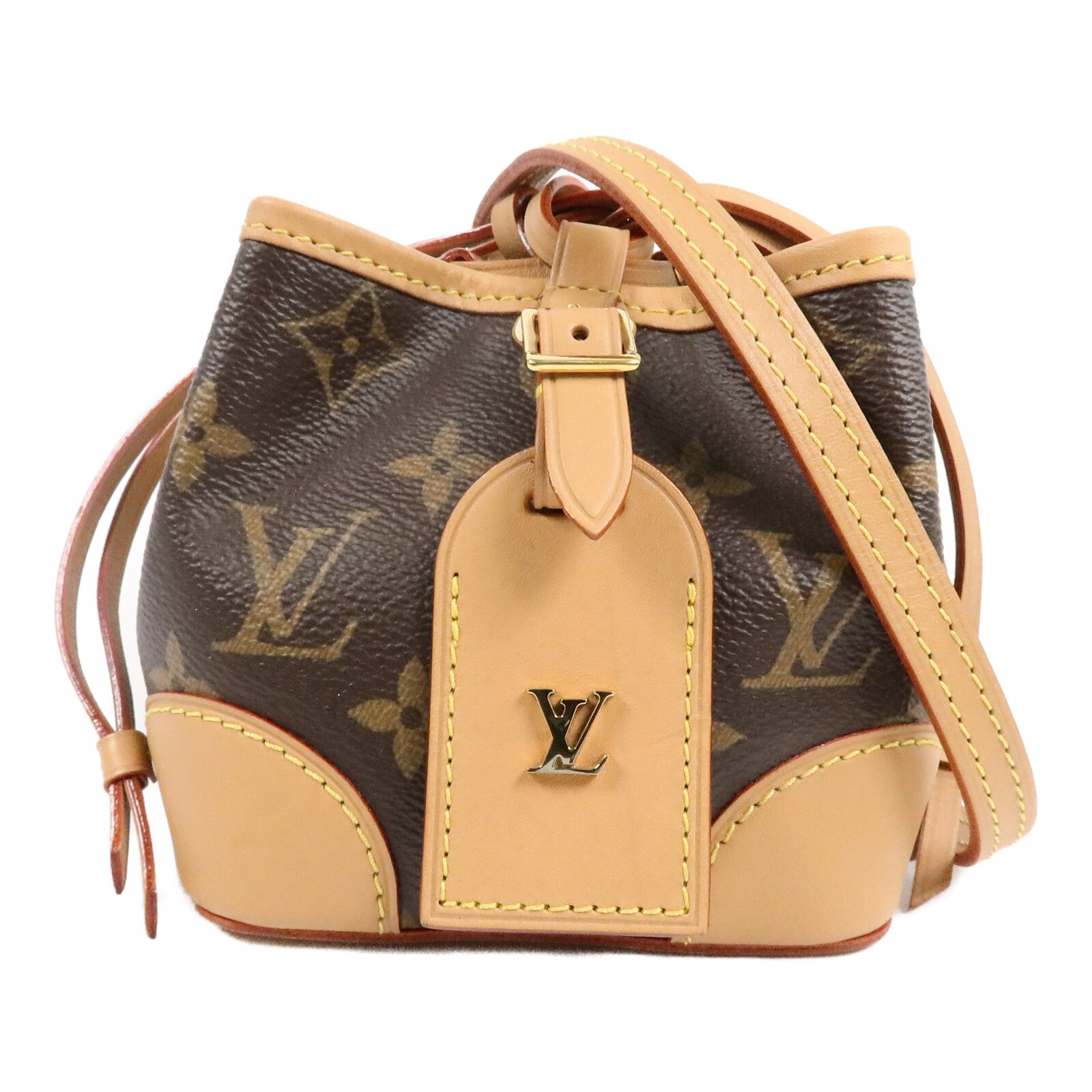 LOUIS VUITTON Monogram Noe Purse 金扣肩背袋