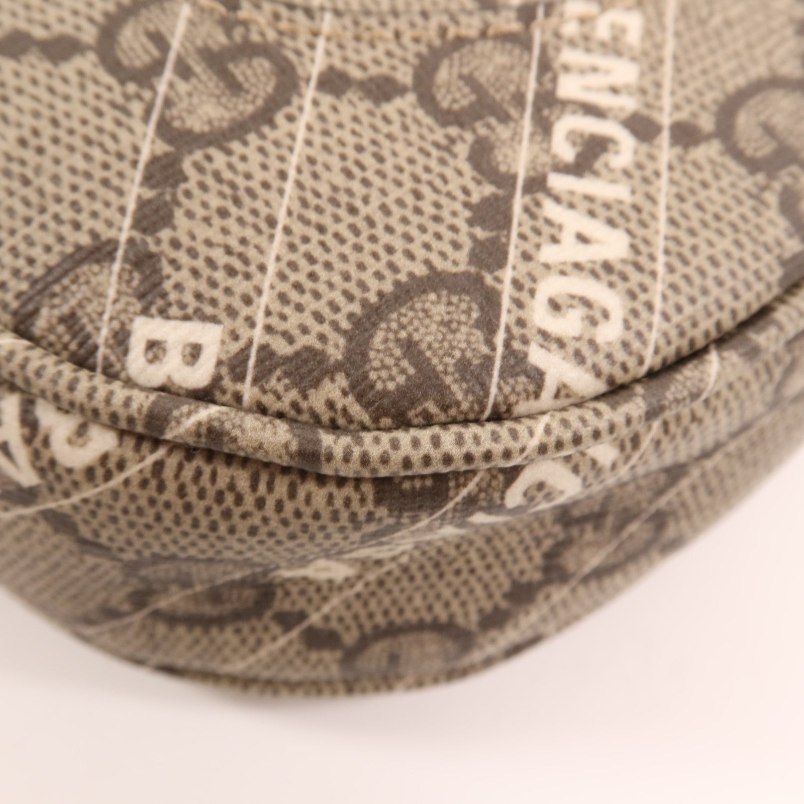 GUCCI 【激減優惠】塗層帆布Gucci x Balenciaga Jackie 1961金扣手挽肩背兩用袋
