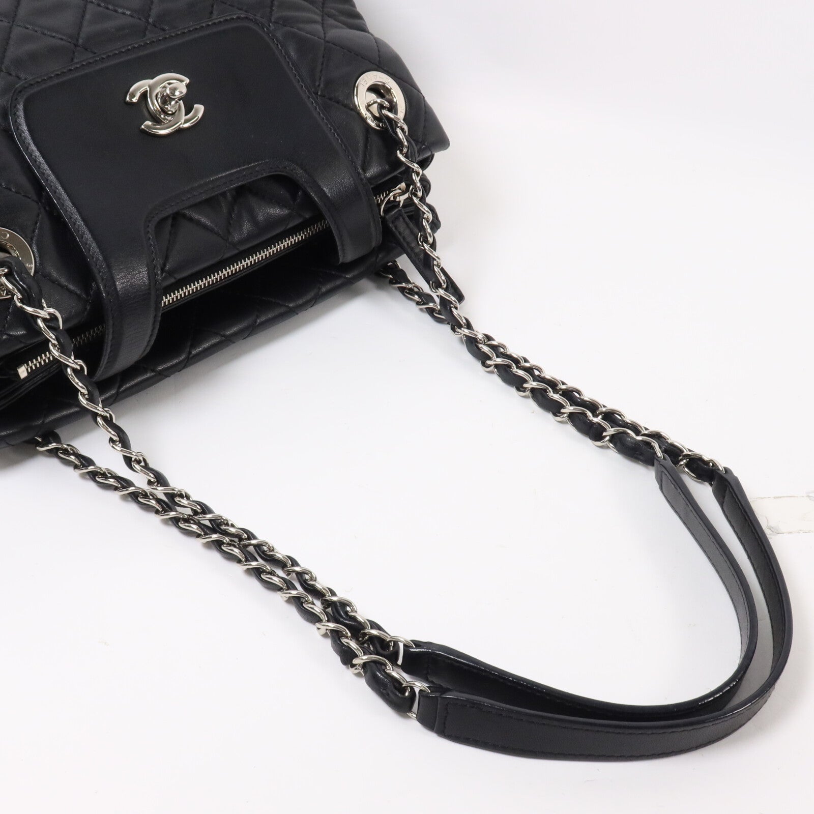 CHANEL 羊皮皮革Shoulder Bag鏈帶肩背袋