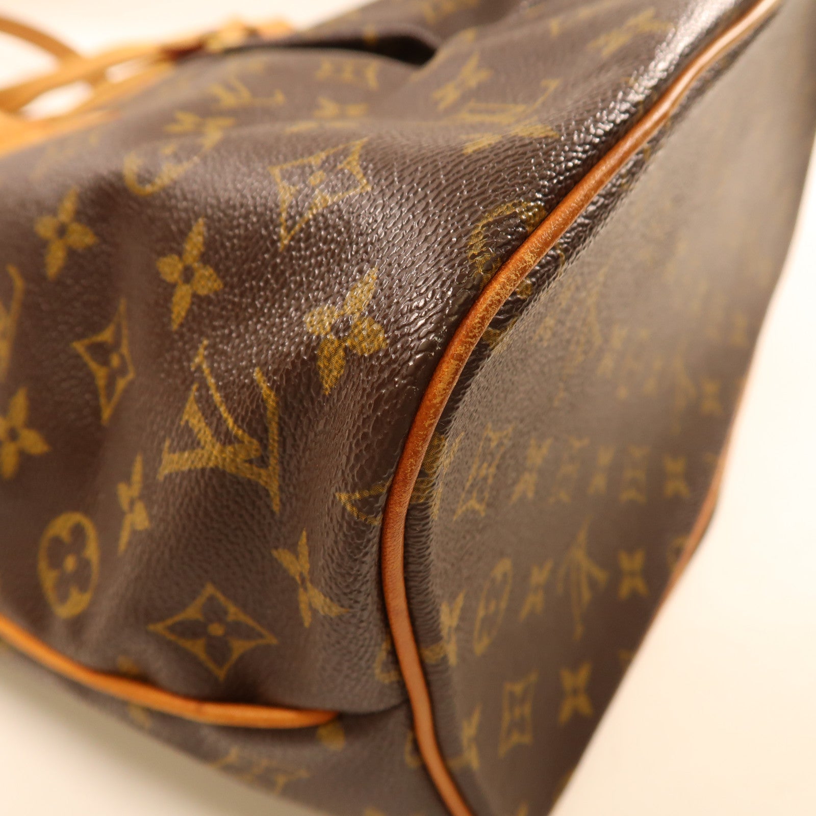 LOUIS VUITTON Monogram Palermo PM金扣手挽肩背兩用袋棕色