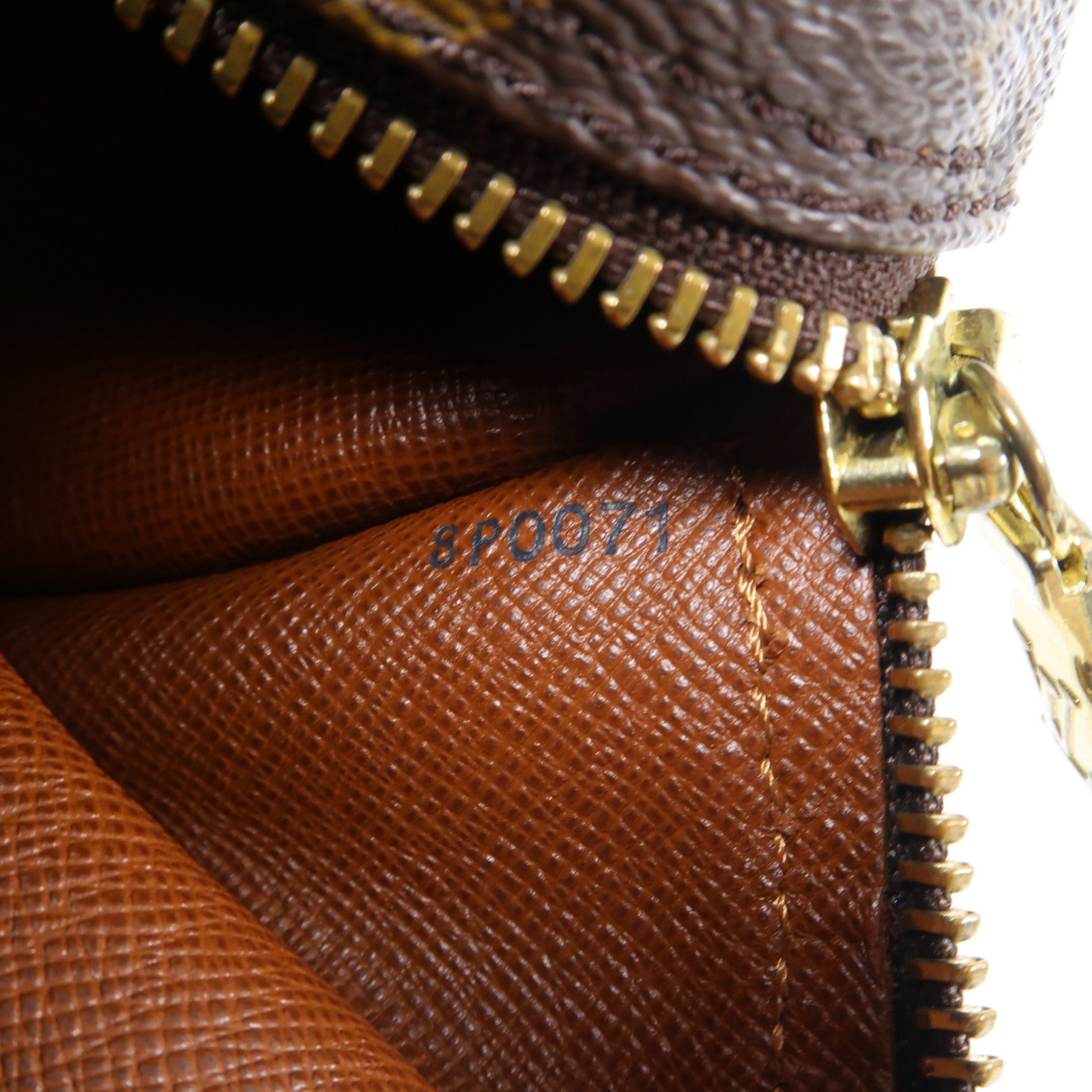 LOUIS VUITTON Monogram Papillon PM金扣手挽袋啡色