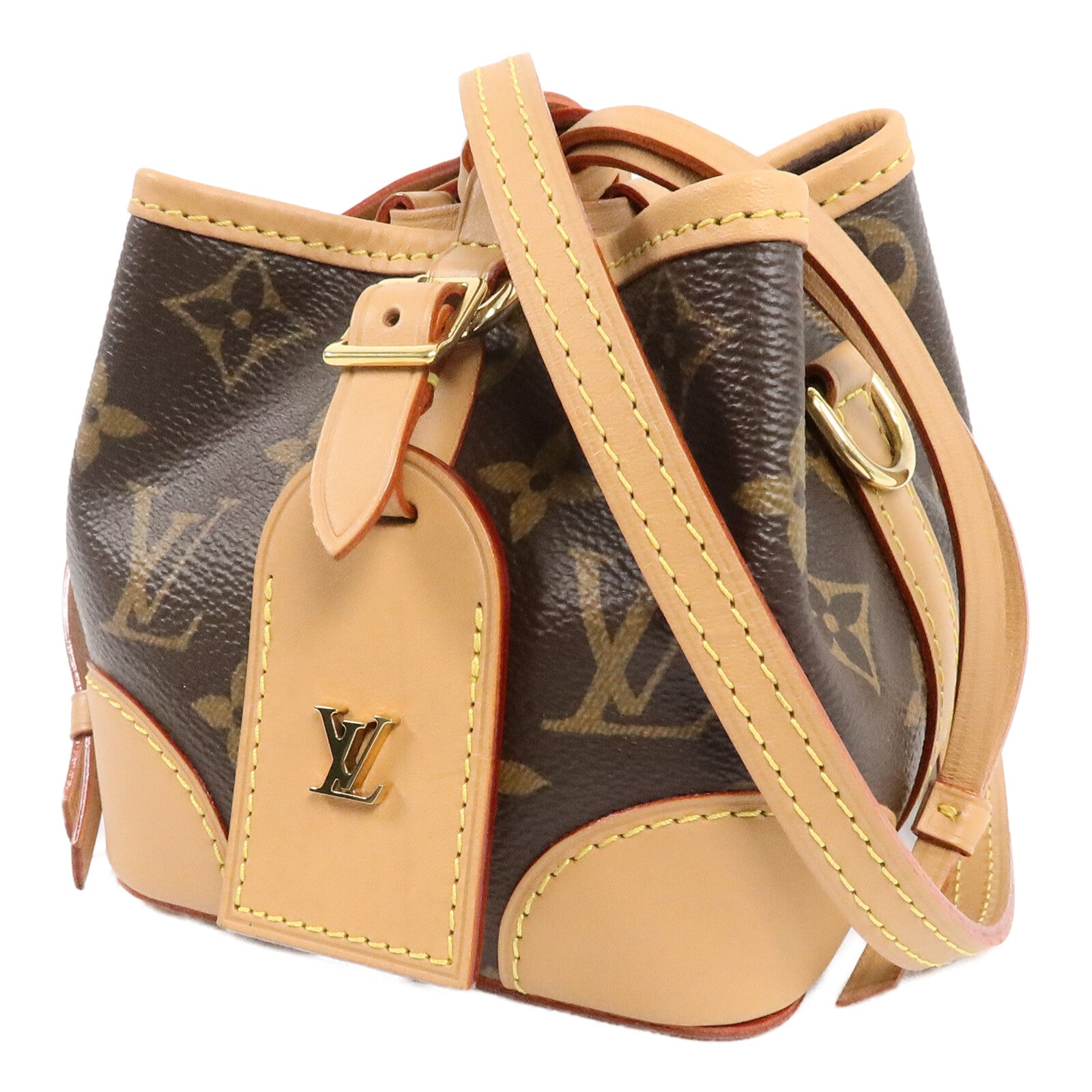 LOUIS VUITTON Monogram Noe Purse 金扣肩背袋