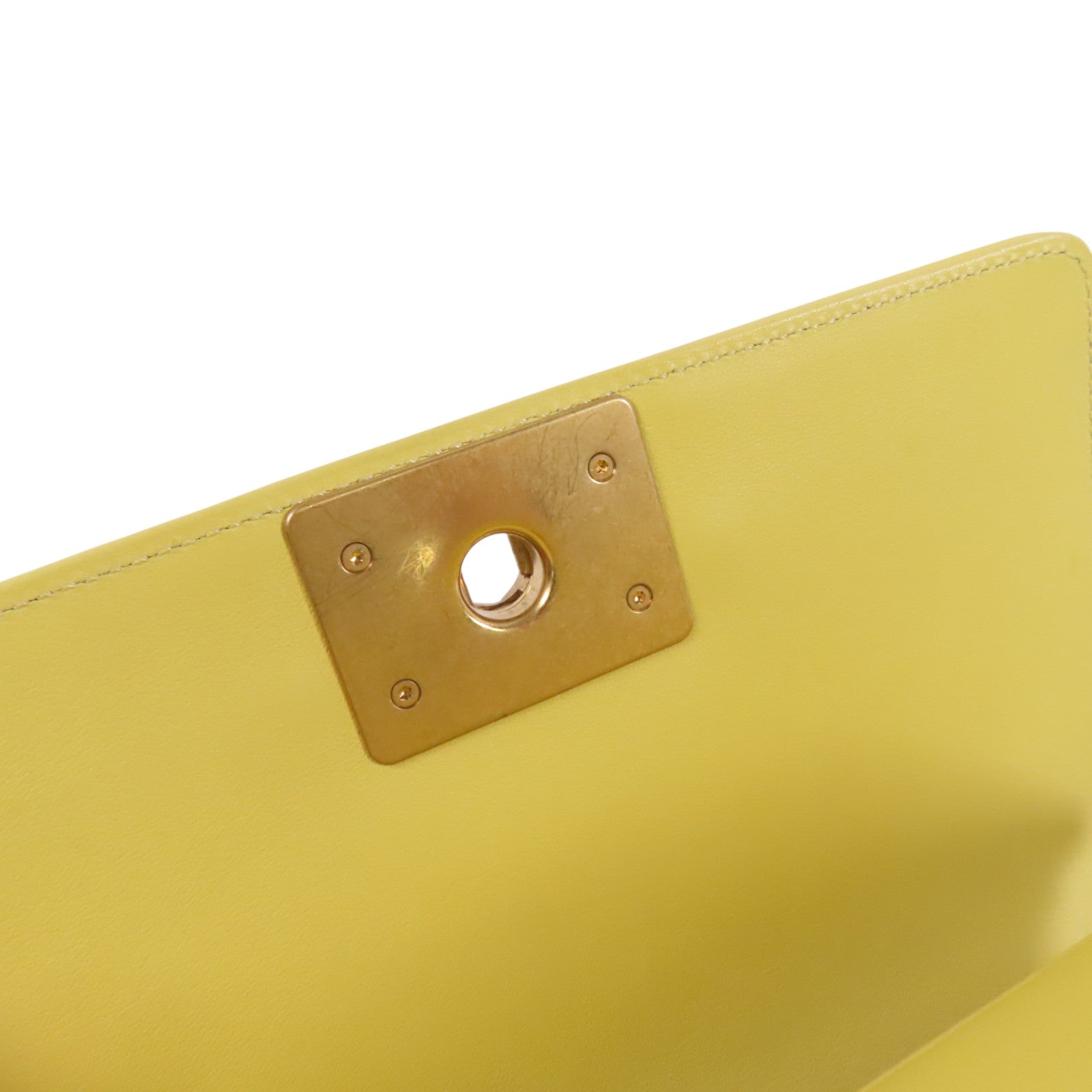 CHANEL 羊皮皮革Boy Chanel 20金扣鏈帶肩背袋