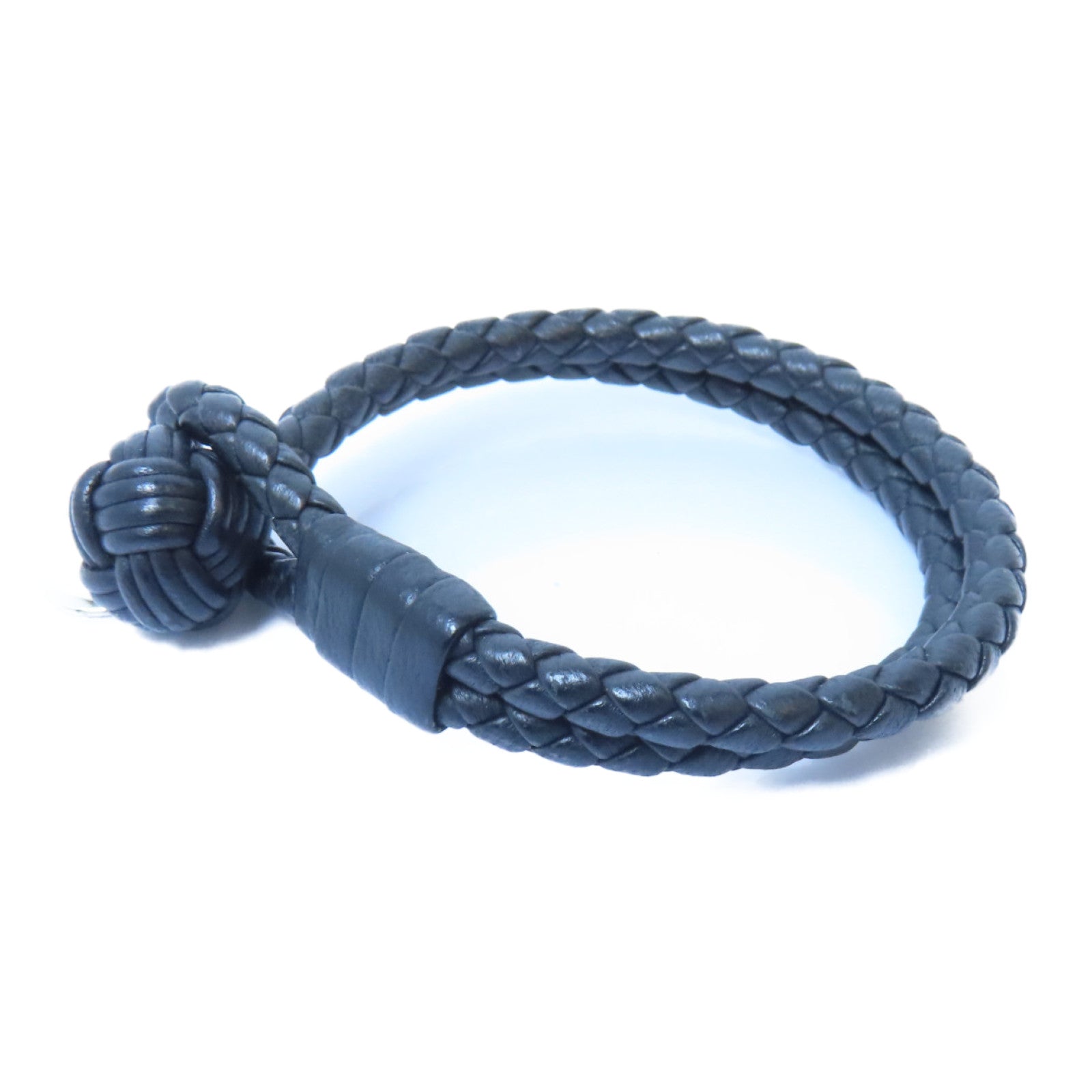 BOTTEGA VENETA 【限時優惠】羊皮皮革Veneta Bracelet手鏈黑色