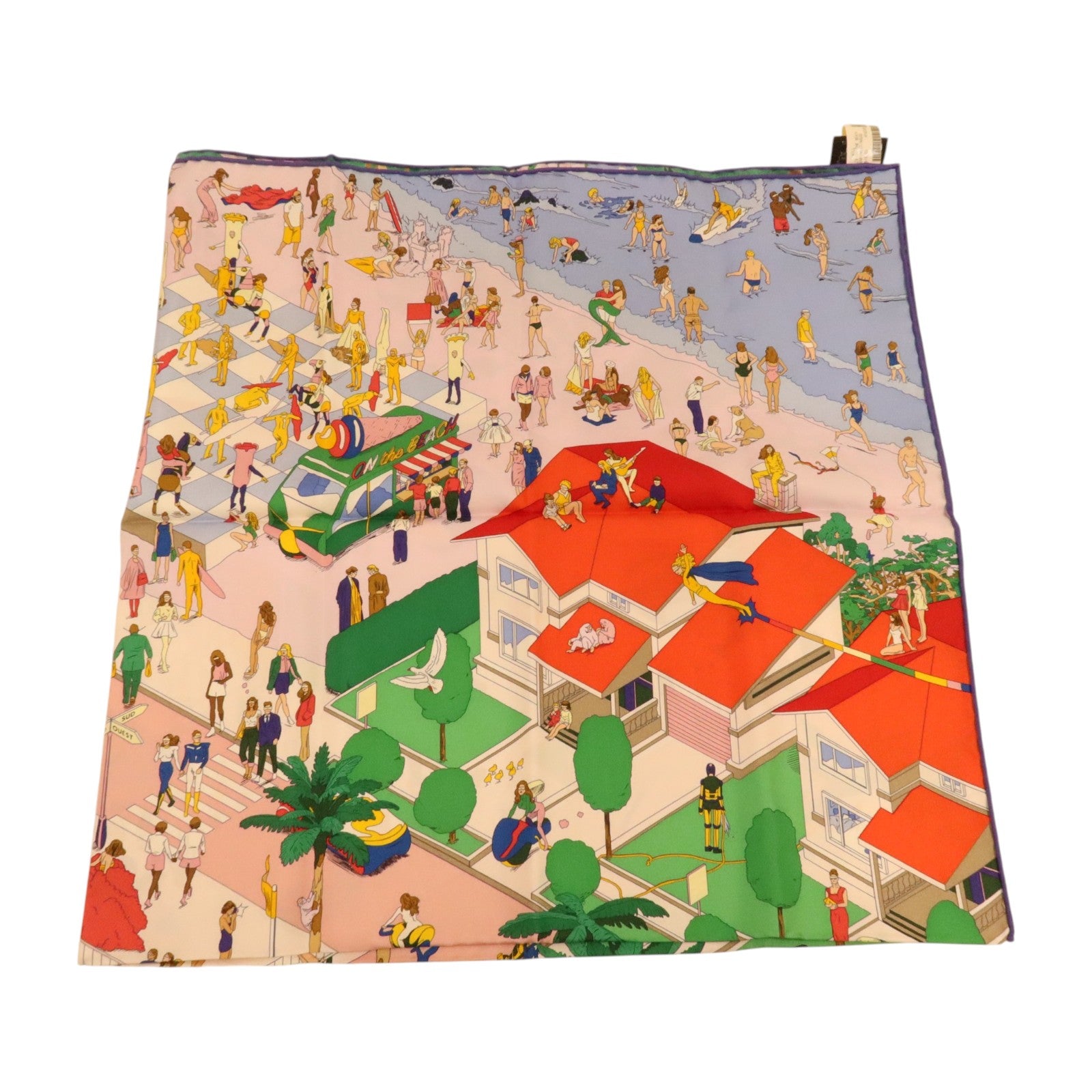 HERMES 絲質Scarf 90x90cm絲巾