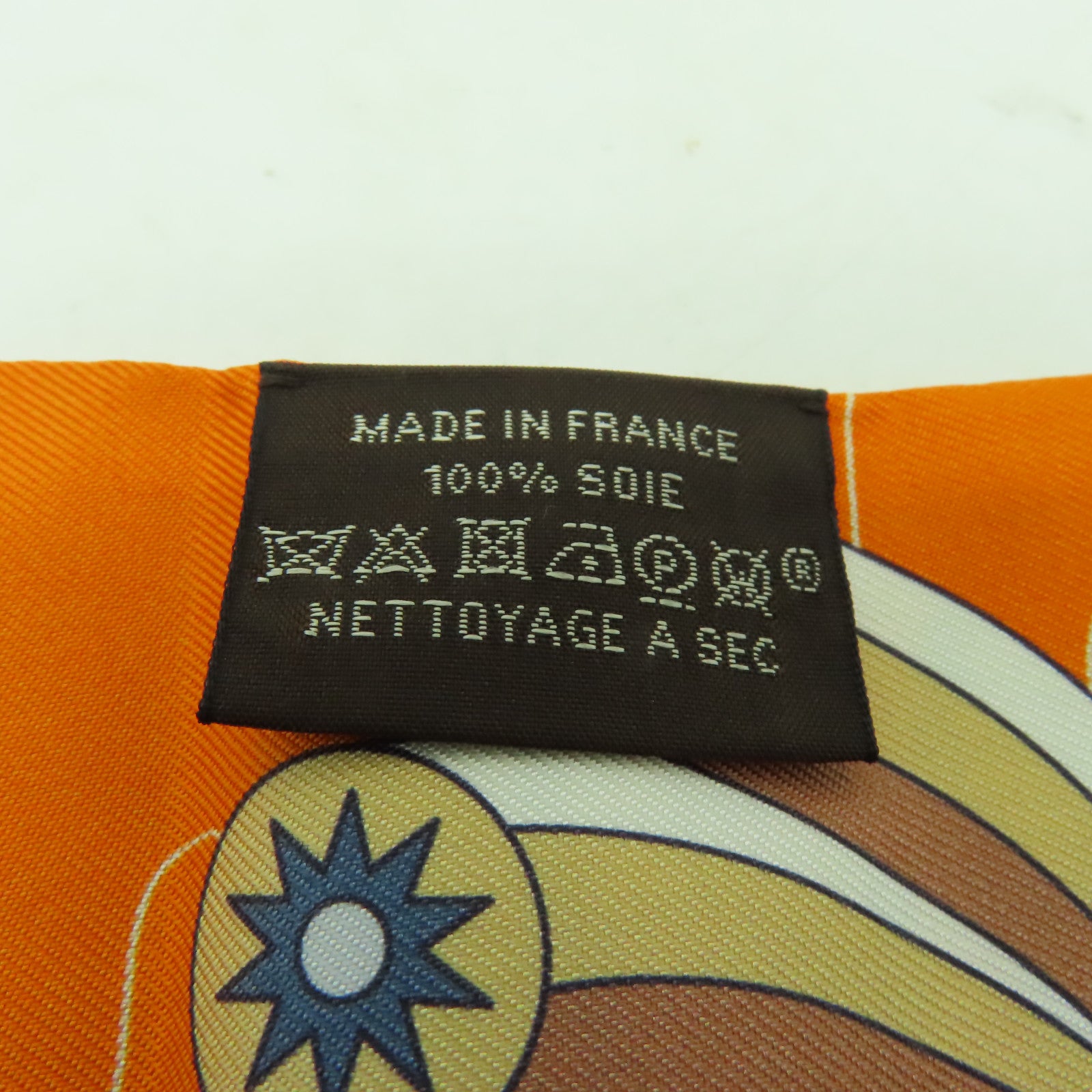 HERMES 【激減優惠】絲質Twilly絲巾橙色/彩色