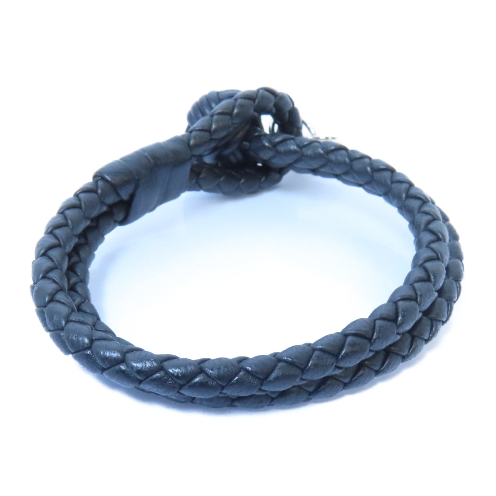 BOTTEGA VENETA 【限時優惠】羊皮皮革Veneta Bracelet手鏈黑色