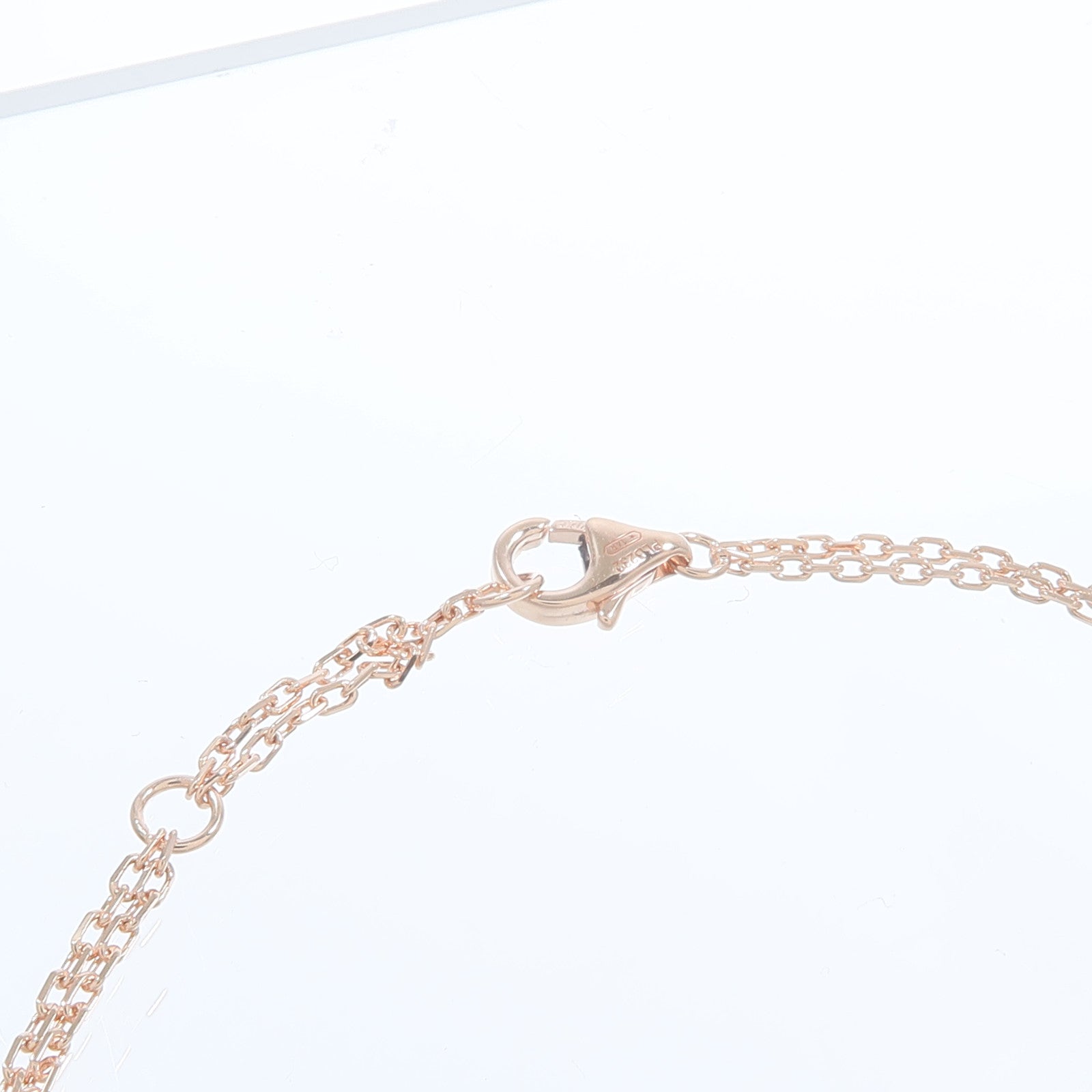 CARTIER 18K玫瑰金Love Bracelet鑽石手鏈