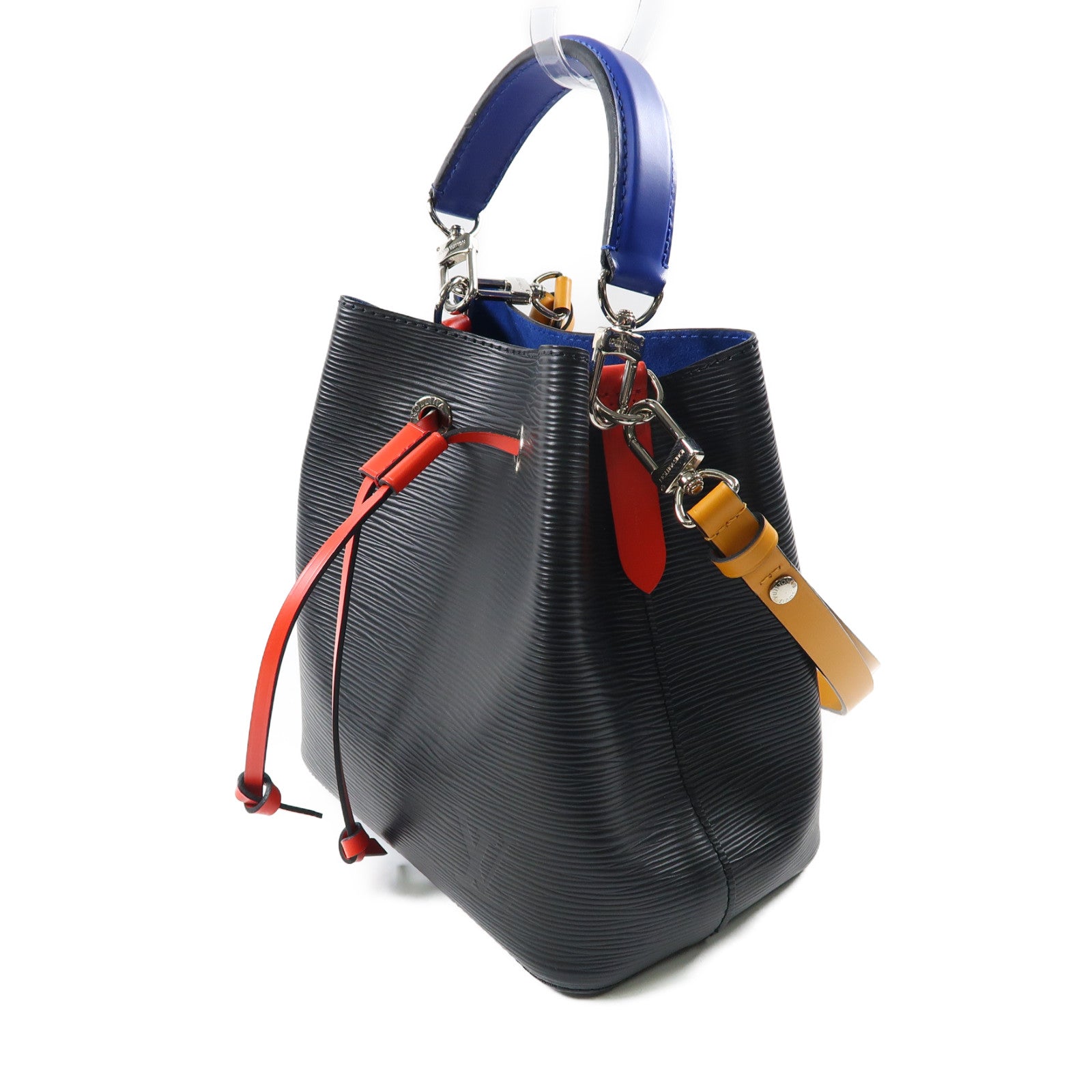 LOUIS VUITTON Epi Neo Noe BB銀扣手挽肩背兩用袋黑色