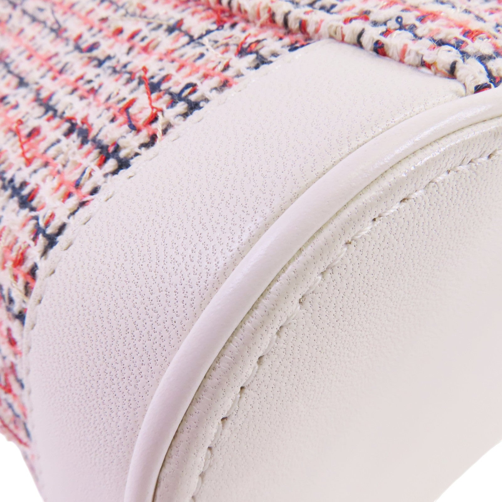 CHANEL 斜紋軟呢Chain Shoulder Bag金扣手挽肩背兩用袋