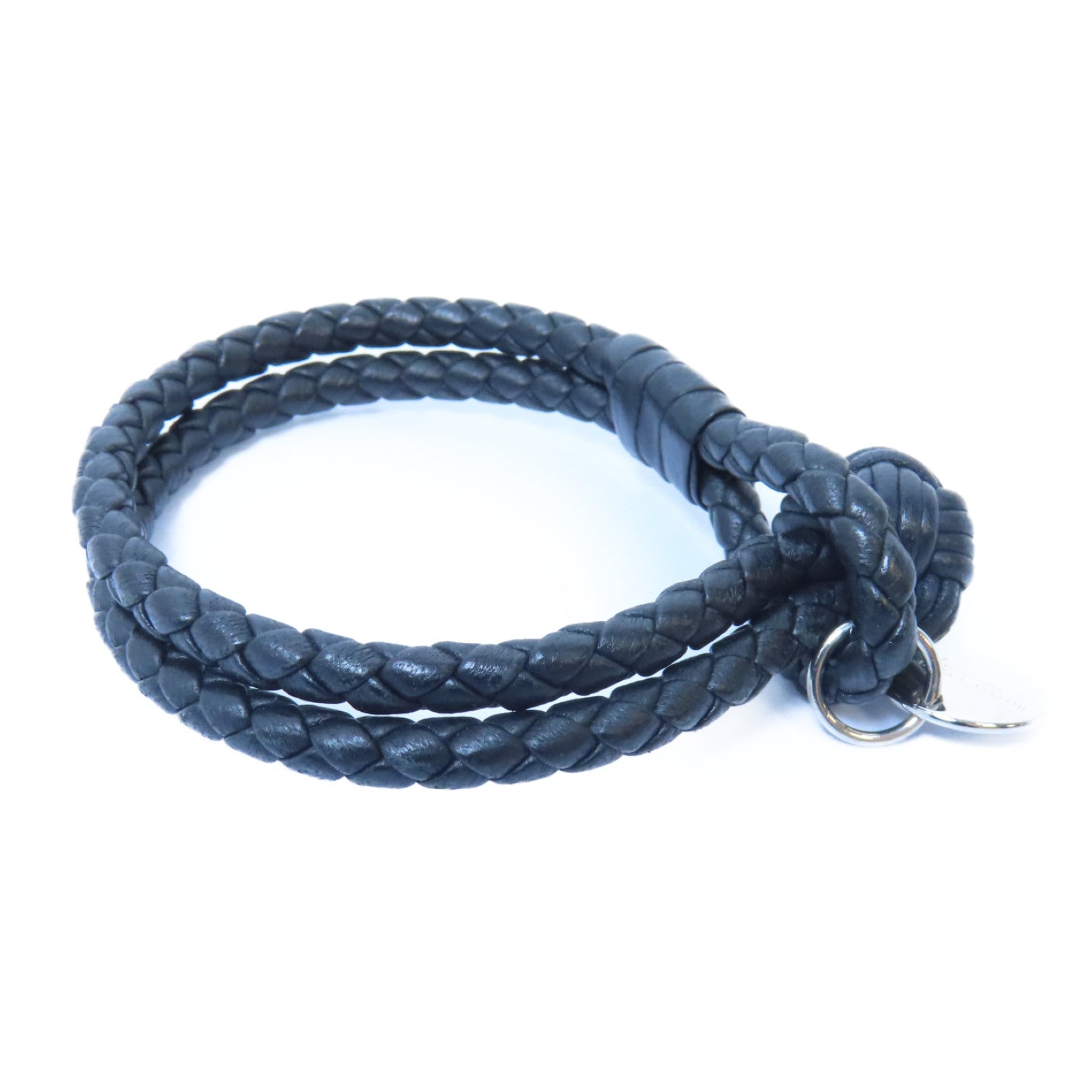 BOTTEGA VENETA 【限時優惠】羊皮皮革Veneta Bracelet手鏈黑色