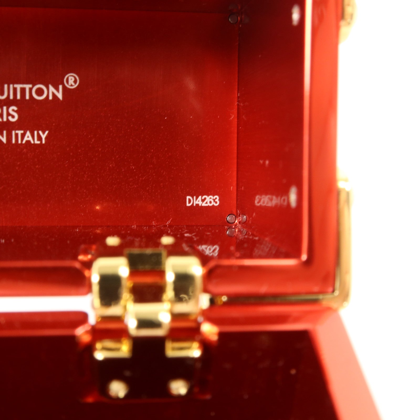 LOUIS VUITTON 金屬/Monogram Trunk Box Pouch肩背袋