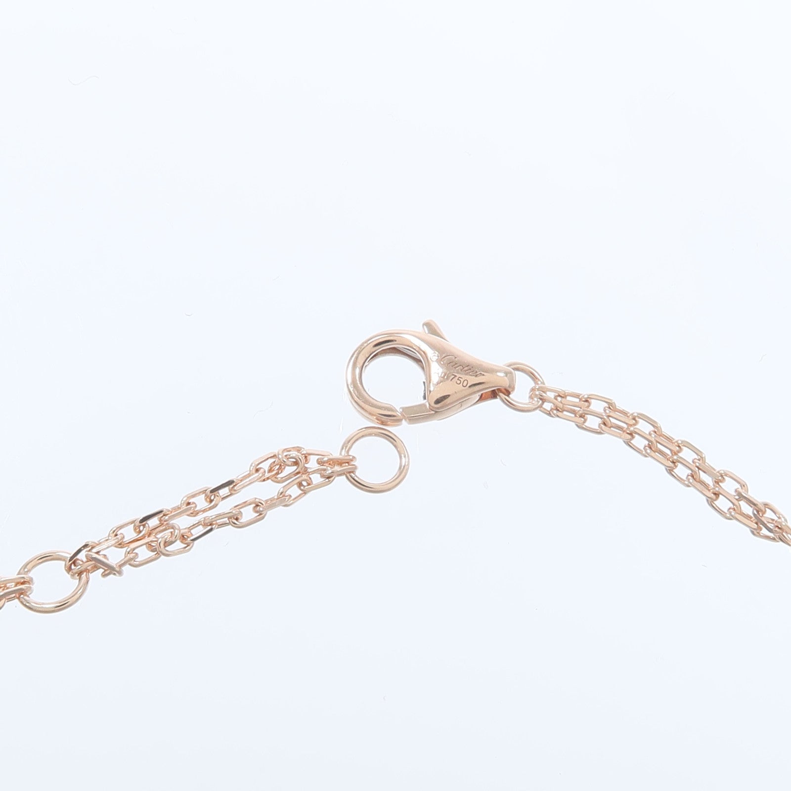 CARTIER 18K玫瑰金Love Bracelet鑽石手鏈