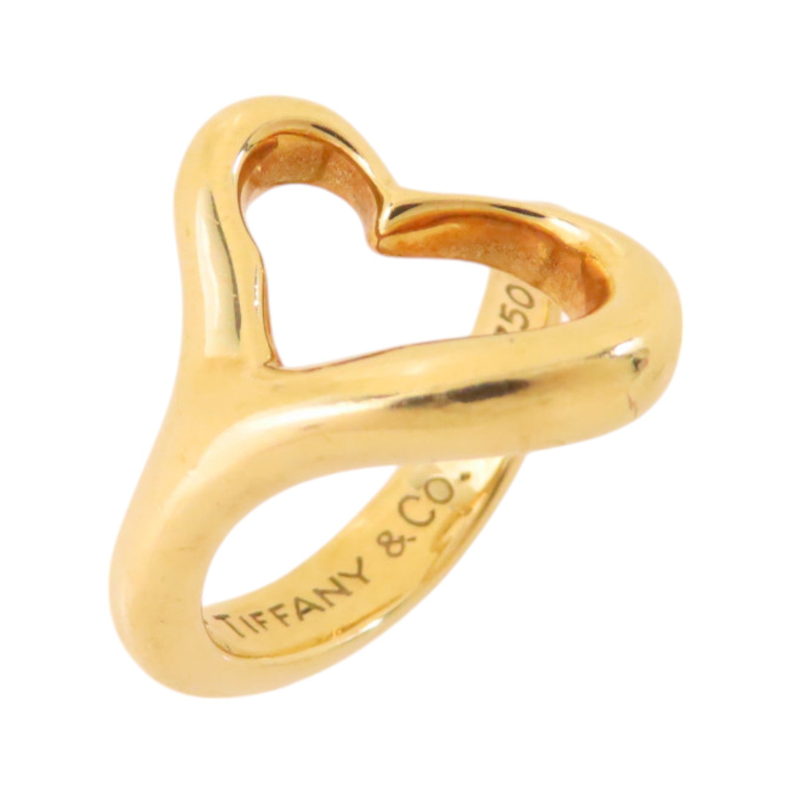 TIFFANY¡®CO Heart Ring US#5 18K Yellow Gold
